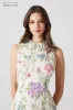 Tweed Basket Weave Print Braid Trim Tank Dress sold by Teri Jon