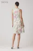 Tweed Basket Weave Print Braid Trim Tank Dress sold by Teri Jon