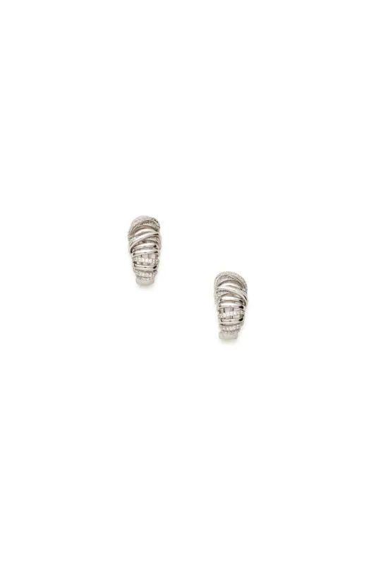 Twisted Elegance Hoop Earrings sold by Teri Jon