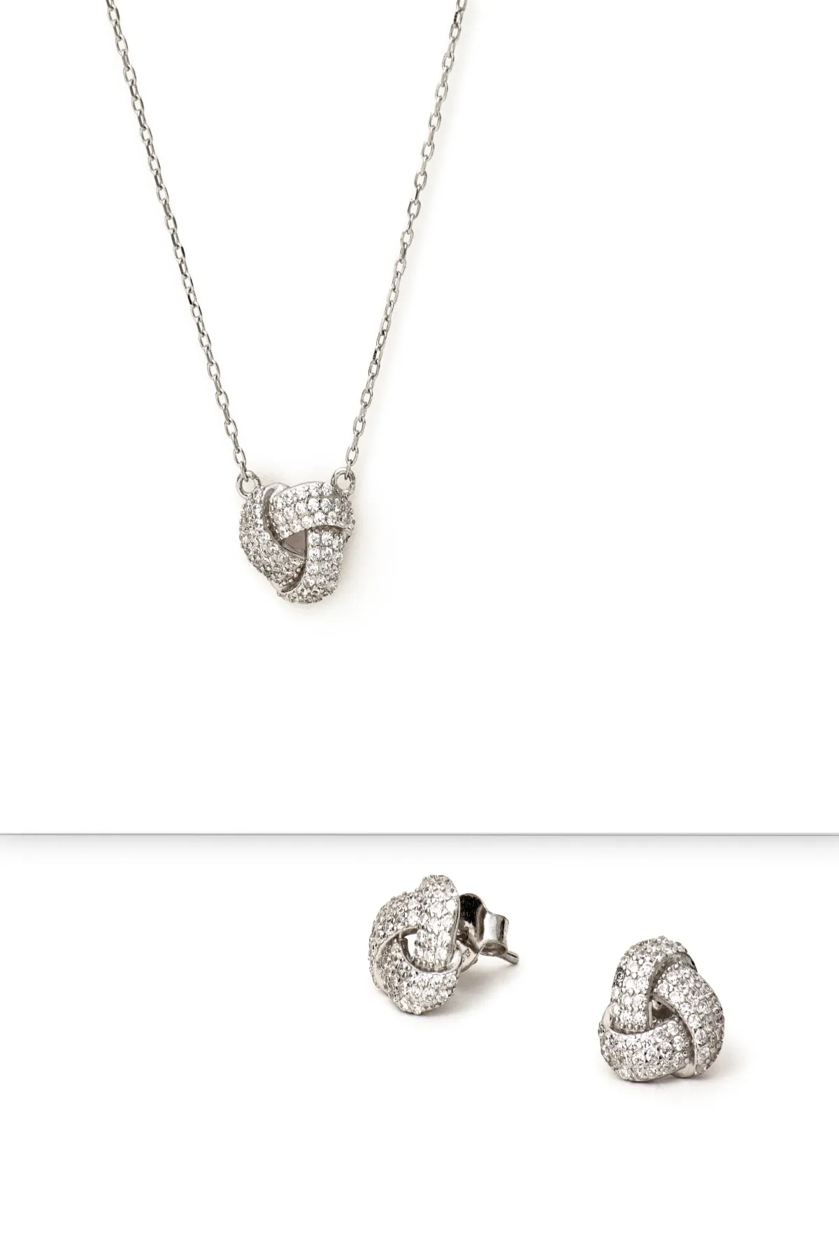 Eternal Knot Jewelry Set sold by Teri Jon