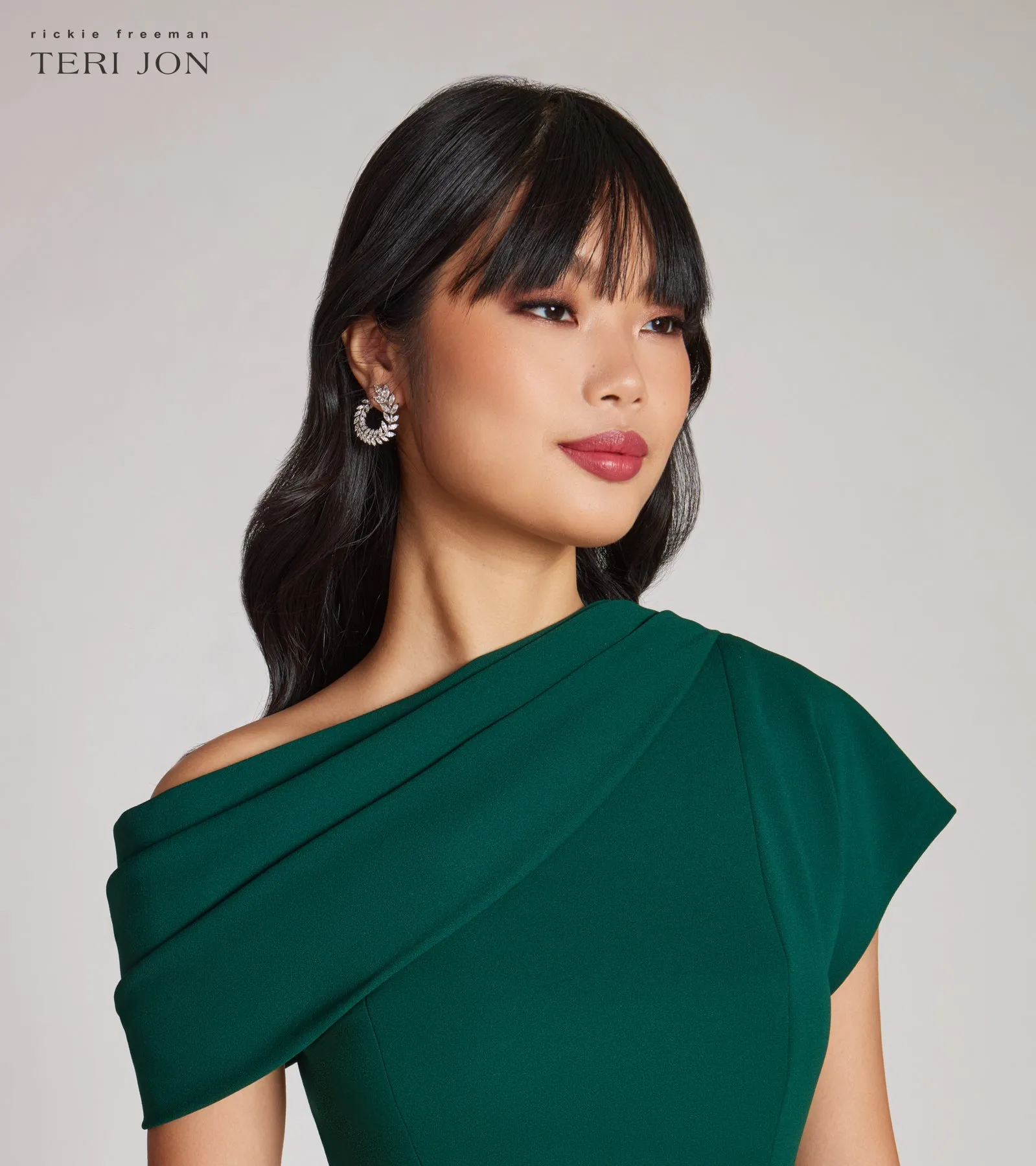 Crystal Wreath Earrings sold by Teri Jon product image thumbnail 2