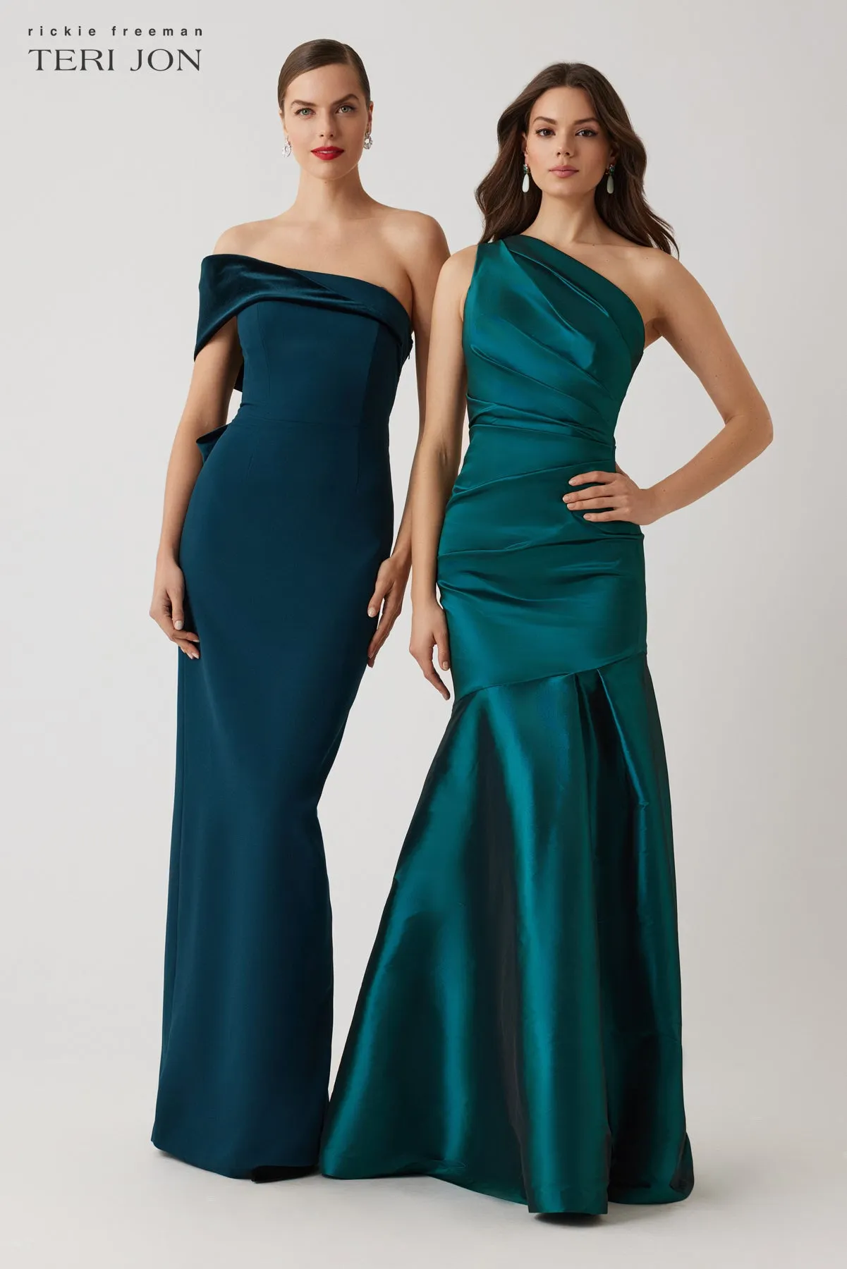 Crepe Off The Shoulder Bow Gown sold by Teri Jon product image thumbnail 5