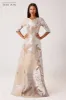 Metallic Jacquard A-Line Evening Gown sold by Teri Jon