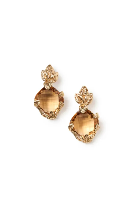 Crystal Dangle Hoop Earrings sold by Teri Jon