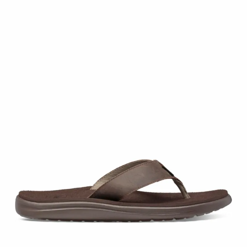 Teva Men VOYA FLIP LEATHER CHOCOLATE BROWN sold by Teva
