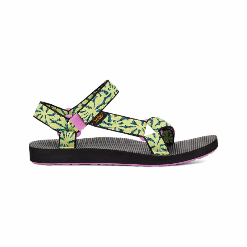 Teva Women ORIGINAL UNIVERSAL BEACH FLORAL WILD LIME made by Teva