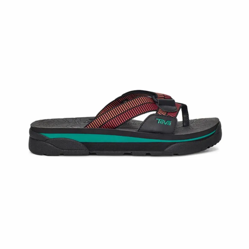 Teva Women REVIVE 95 SLIDE BLACK/ ROCOCCO RED sold by Teva