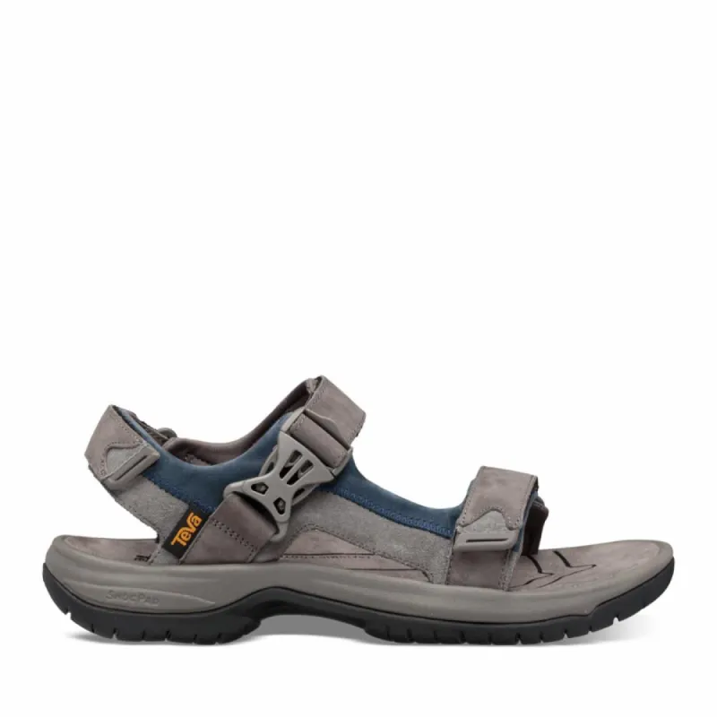 Teva Men TANWAY LEATHER DARK GULL GREY DGGR sold by Teva