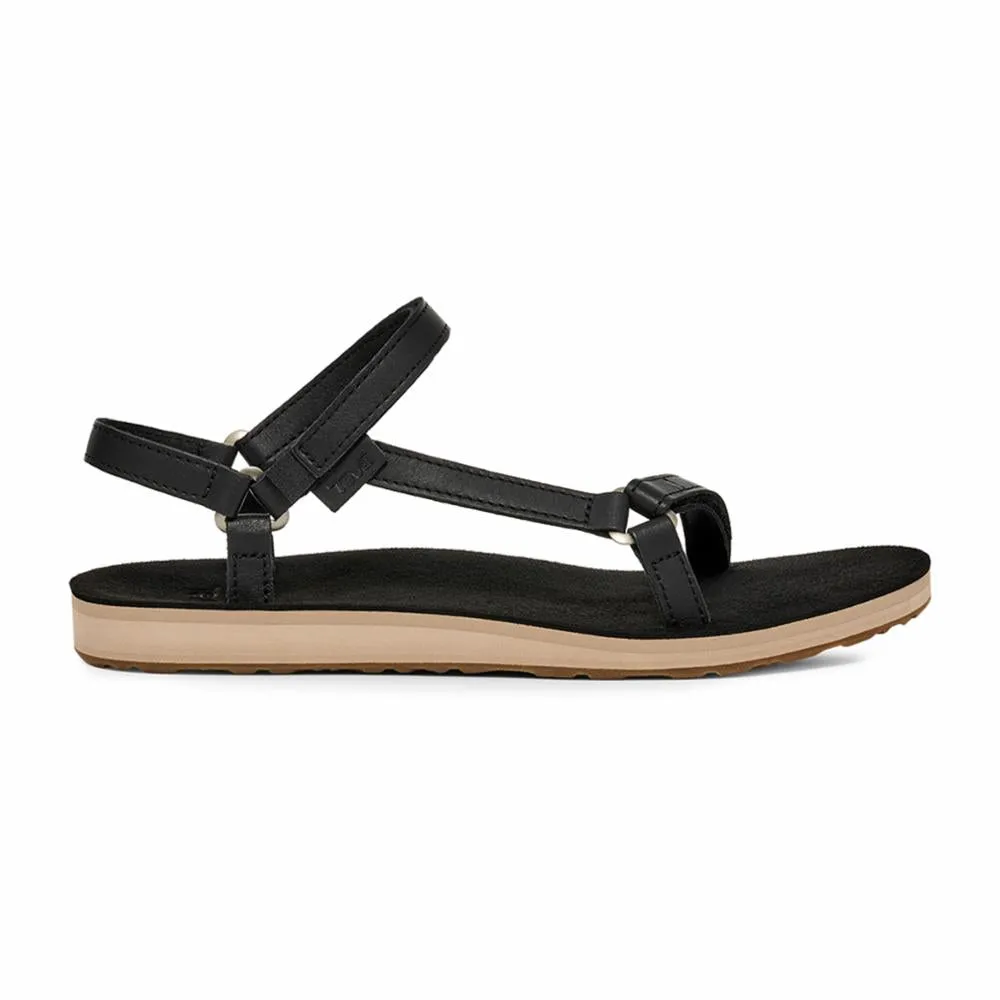 Teva Women ORIGINAL UNIVERSAL SLIM LEA BLACK/ TAN sold by Teva