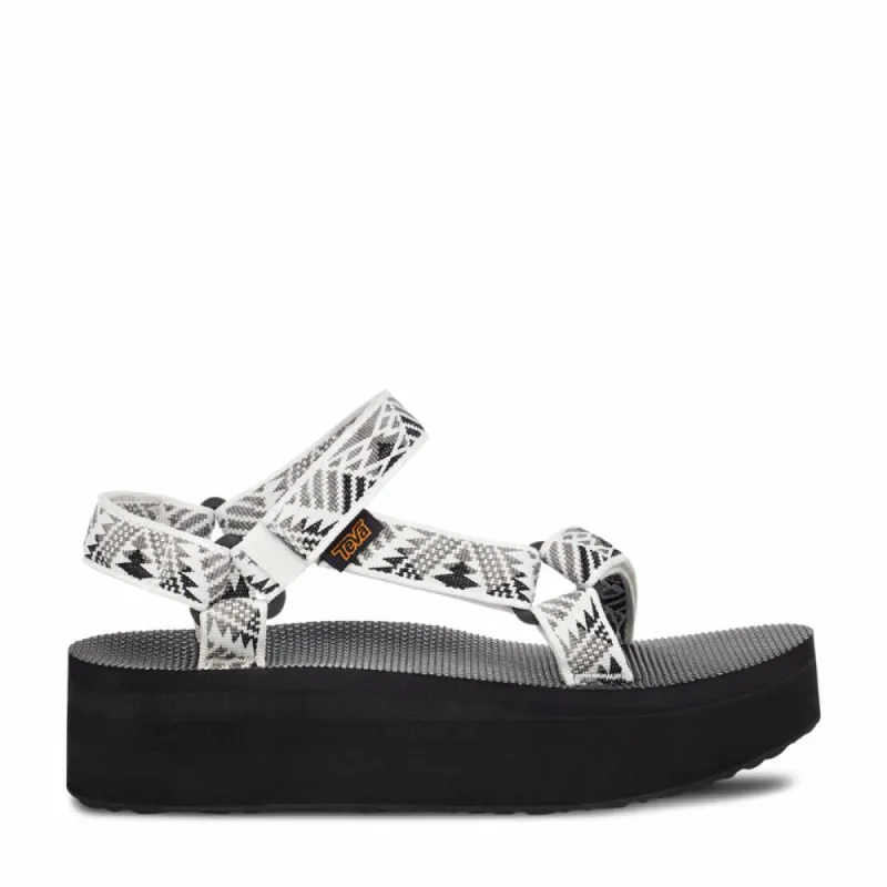 Teva Women FLATFORM UNIVERSAL BOOMERANG WHITE/GREY sold by Teva