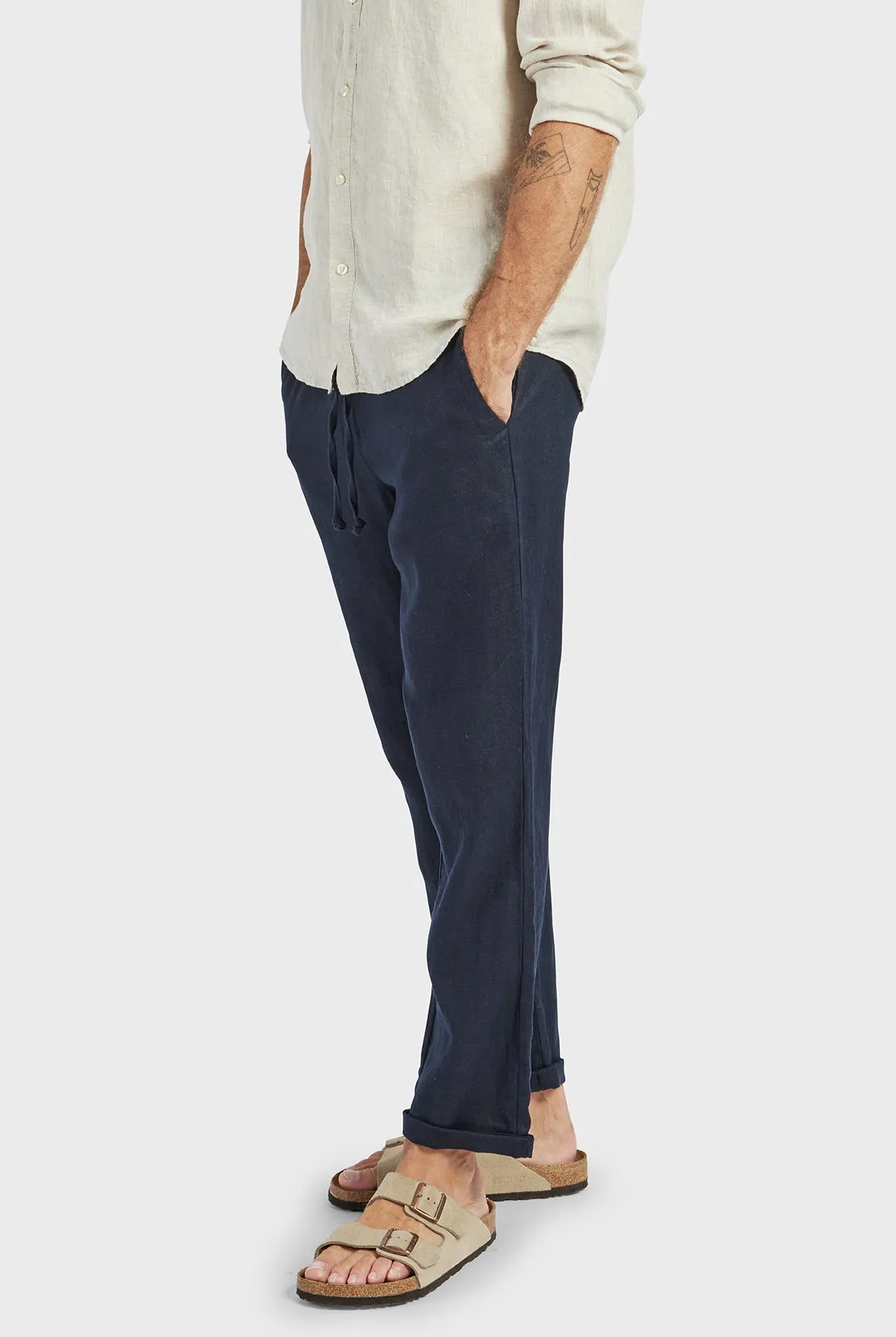 Riviera Linen Pant sold by The Academy Brand product image thumbnail 3