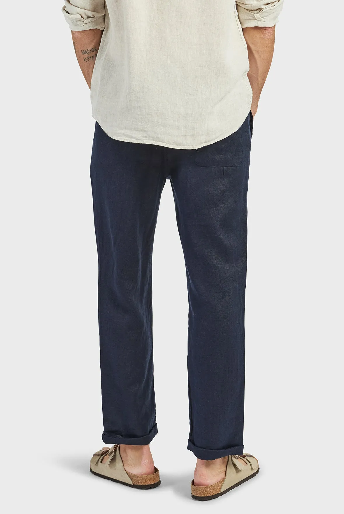 Riviera Linen Pant sold by The Academy Brand product image thumbnail 5