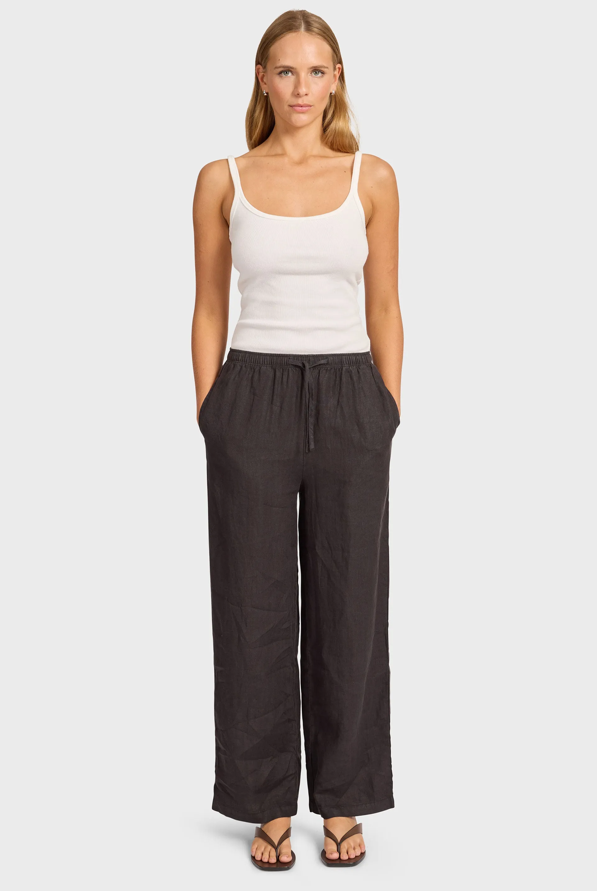 Charlie Rib Tank sold by The Academy Brand