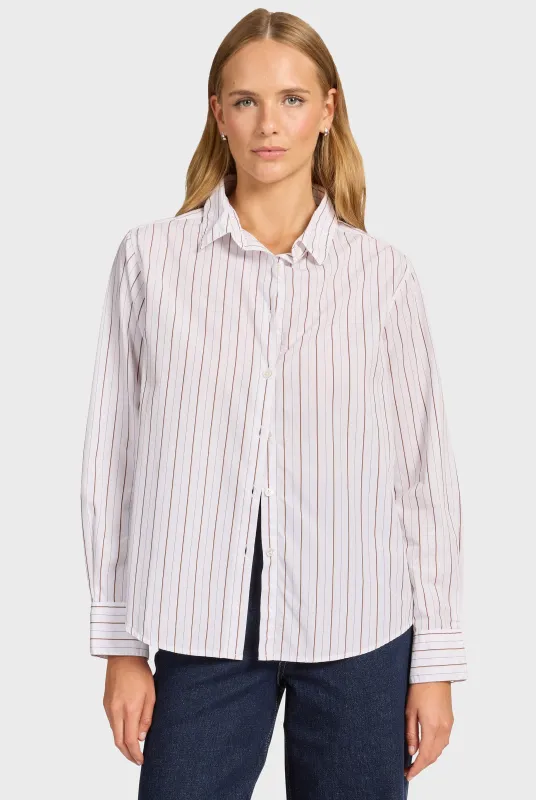 Alma Stripe Poplin Shirt sold by The Academy Brand