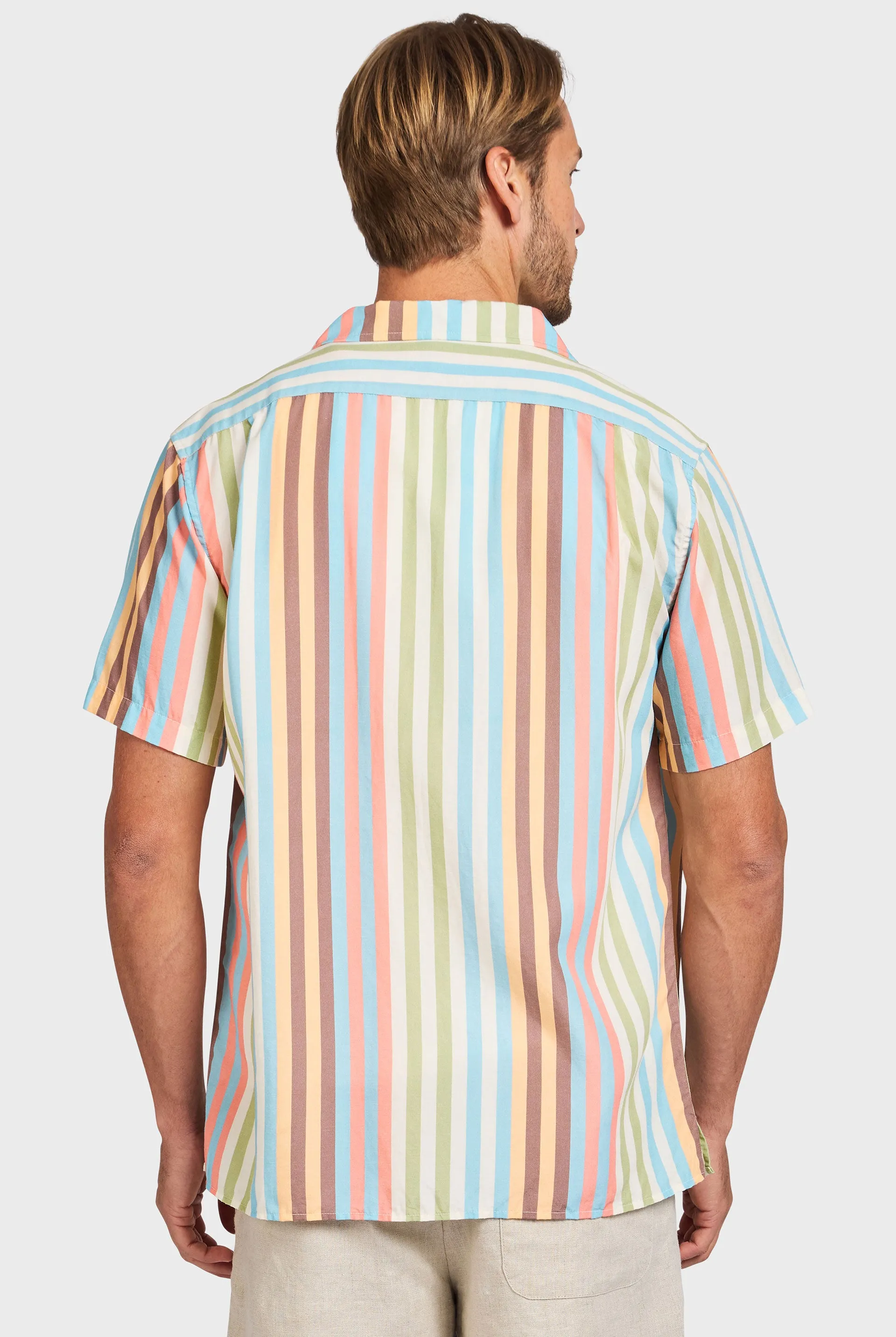 Baxter Stripe SS Shirt sold by The Academy Brand product image thumbnail 5