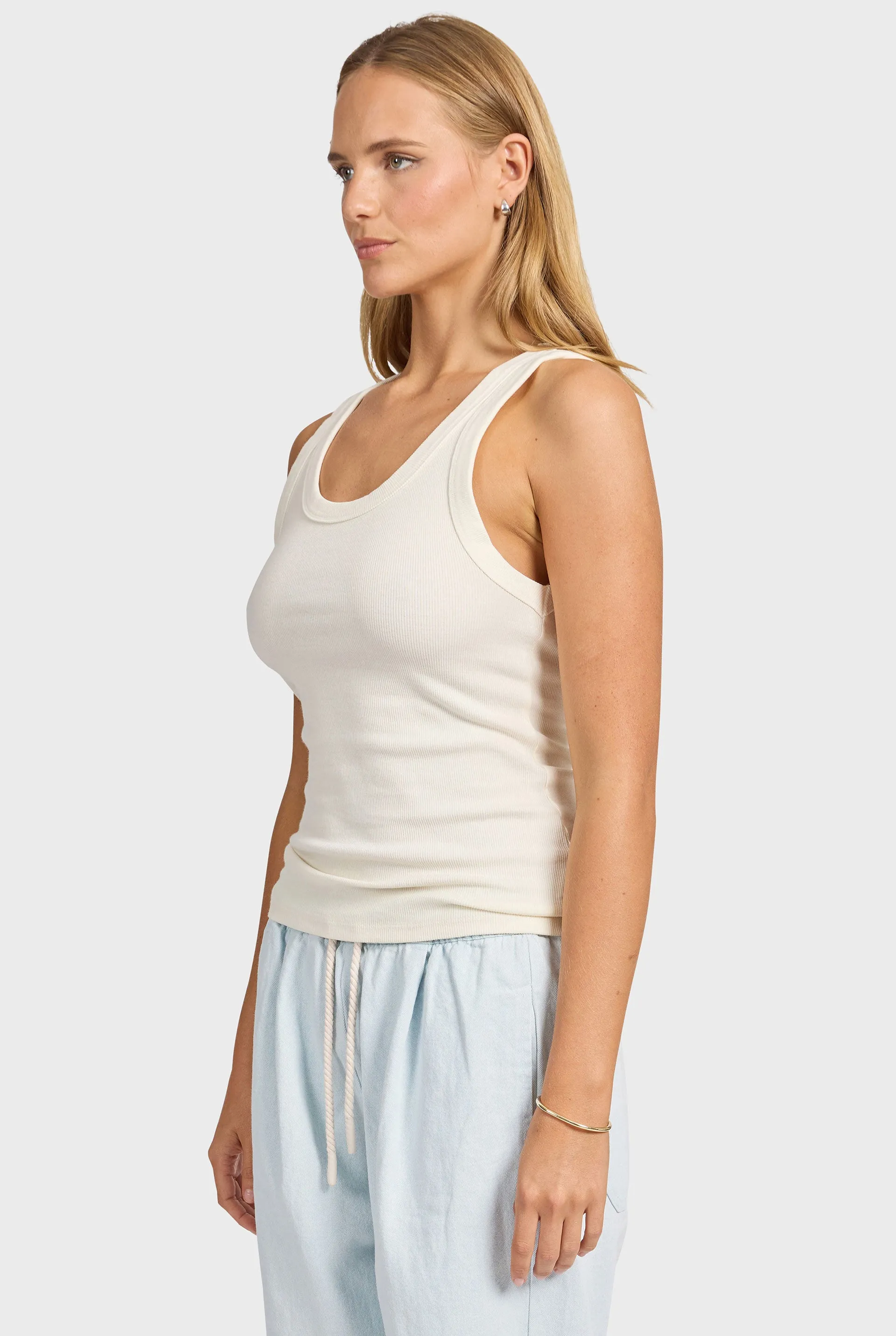 Essential Rib Tank sold by The Academy Brand product image thumbnail 3