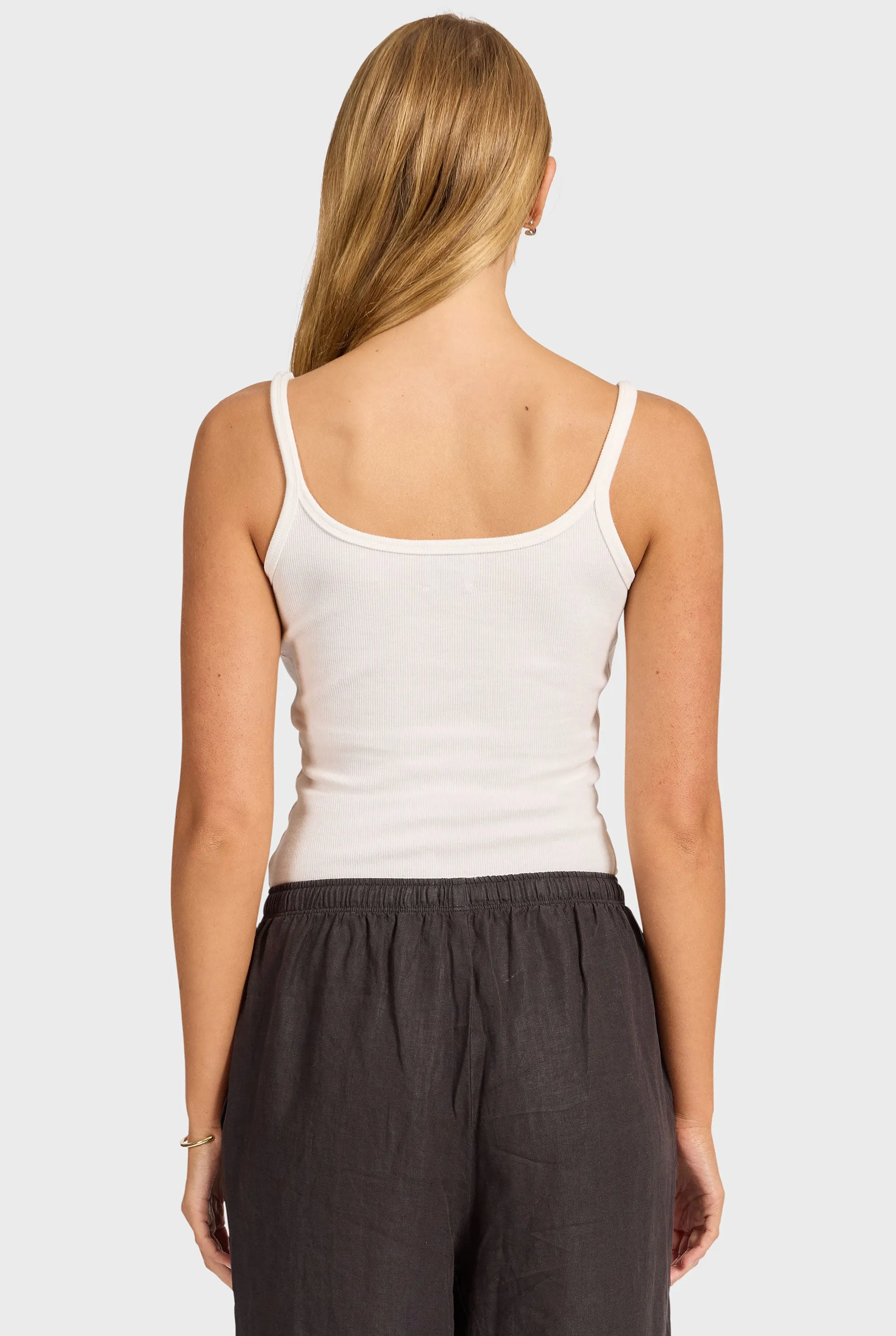 Charlie Rib Tank sold by The Academy Brand product image thumbnail 5