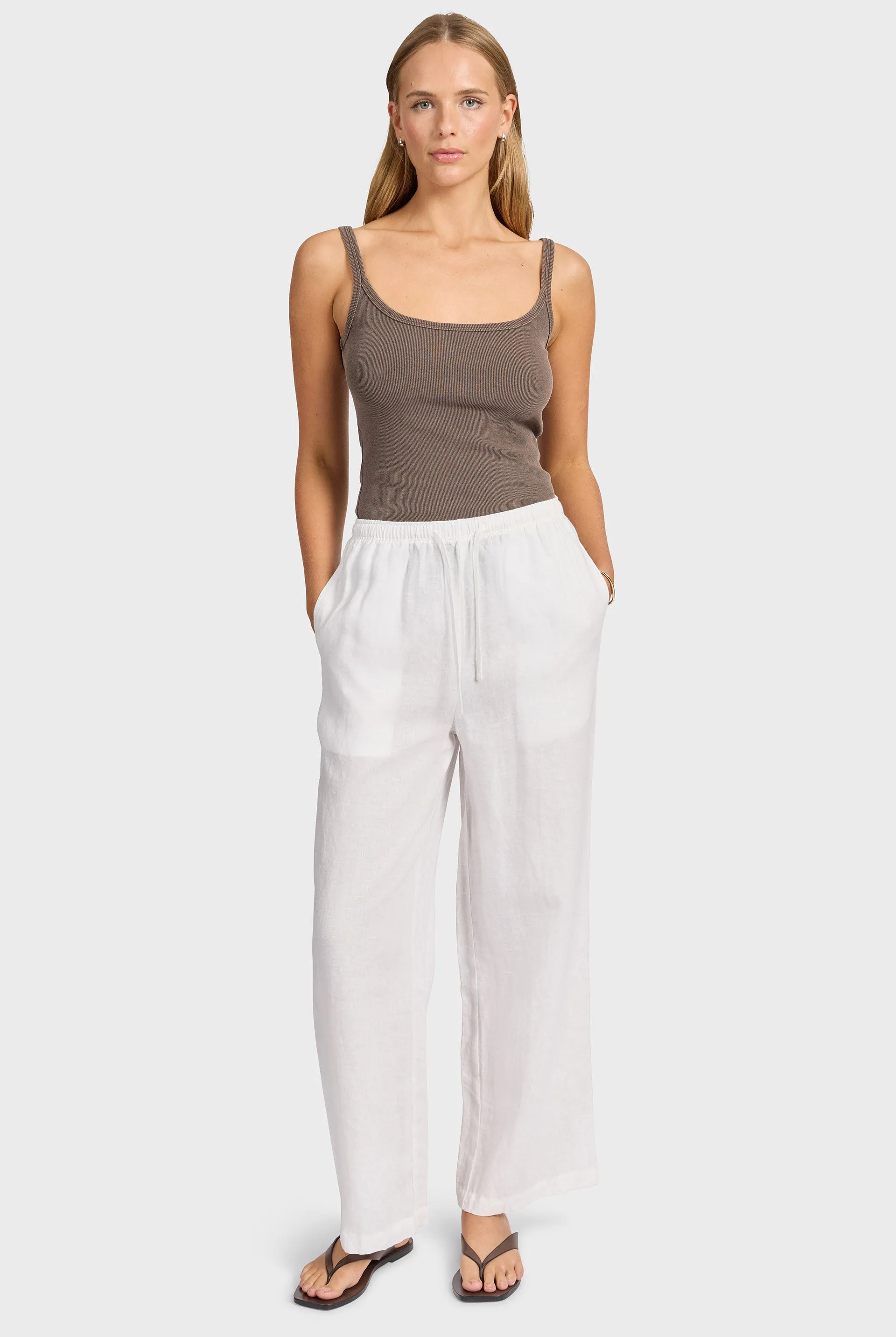 Charlie Rib Tank sold by The Academy Brand product image thumbnail 2