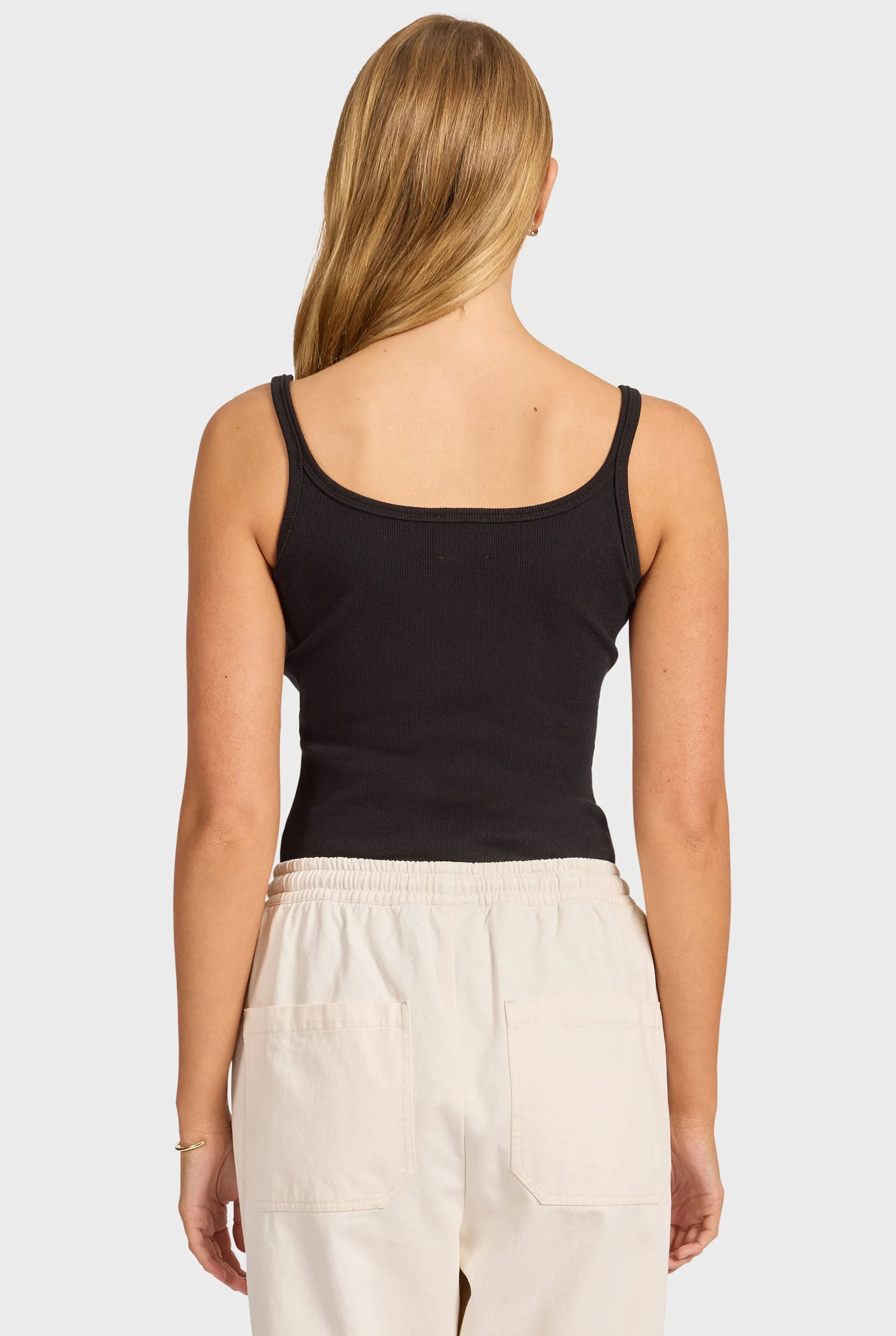 Charlie Rib Tank sold by The Academy Brand product image thumbnail 5