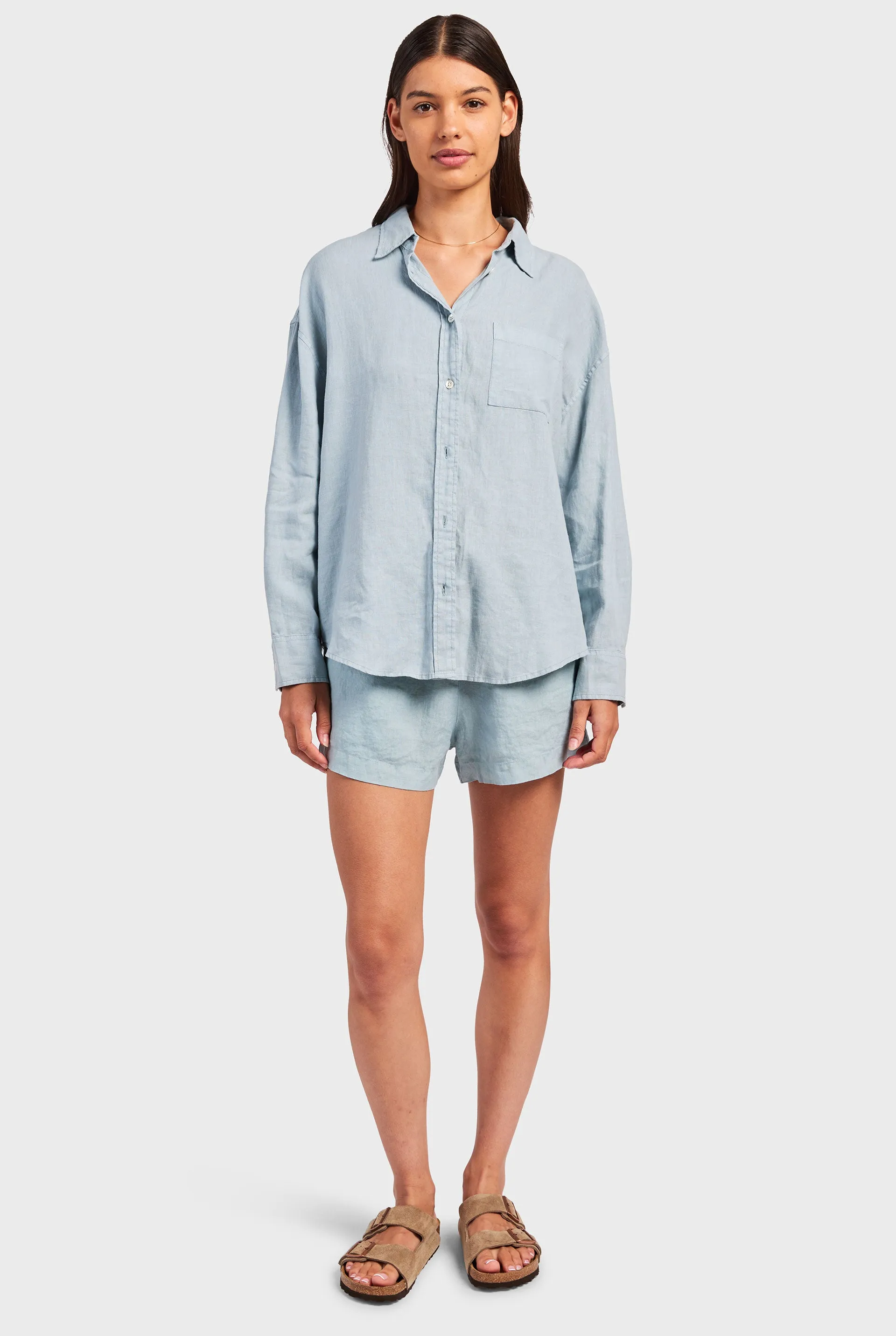 Hampton Linen Shirt sold by The Academy Brand product image thumbnail 3