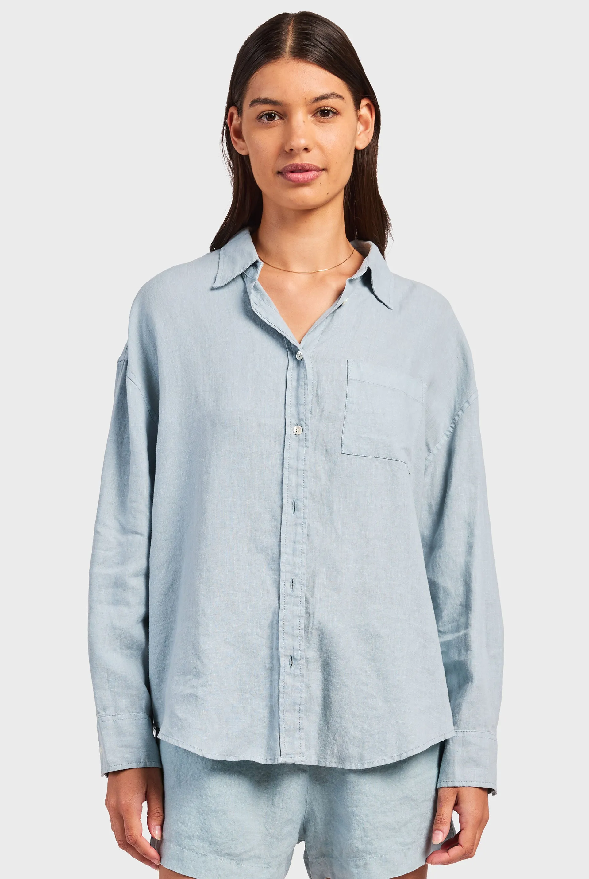 Hampton Linen Shirt sold by The Academy Brand