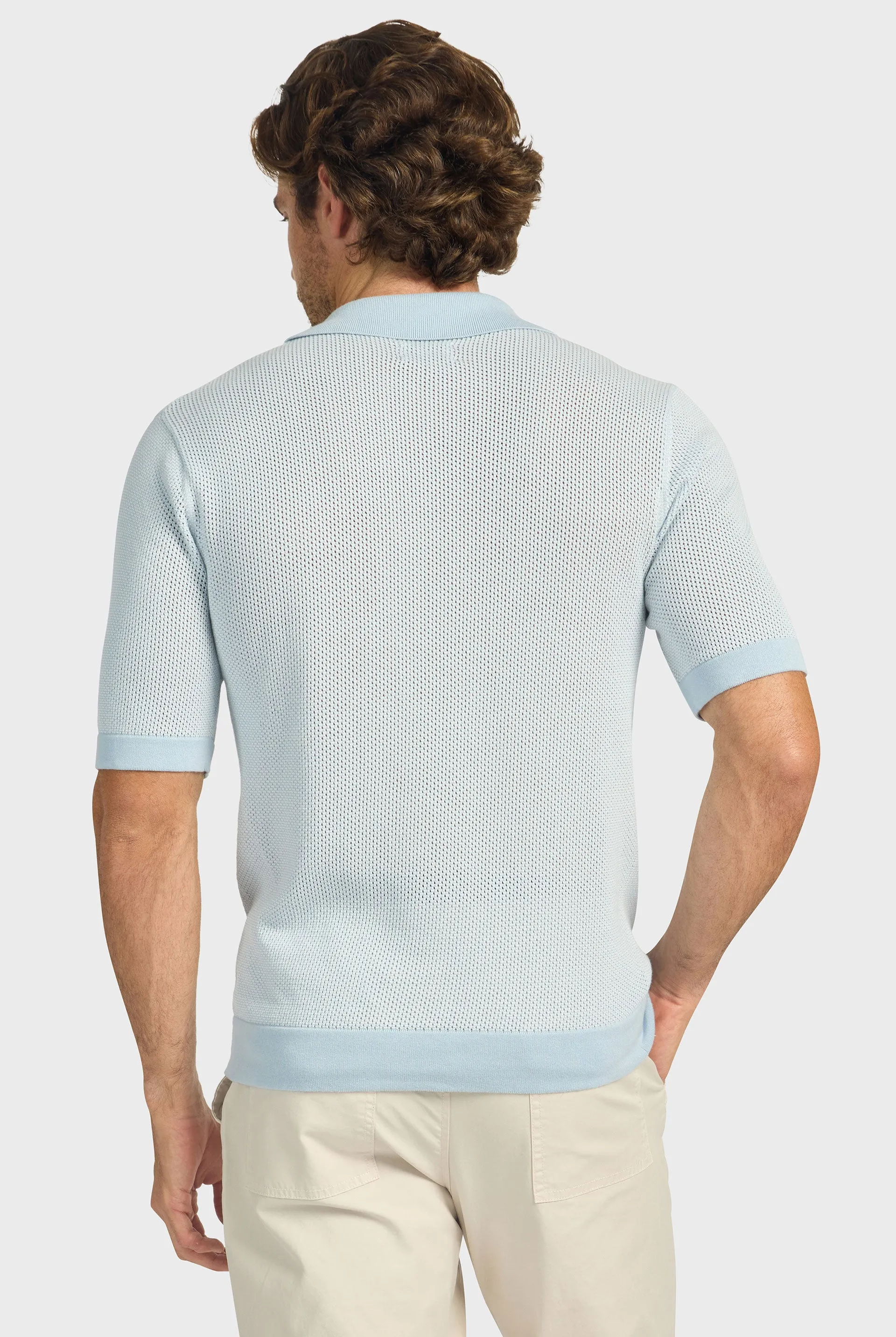 Pyne Knit Polo sold by The Academy Brand product image thumbnail 5
