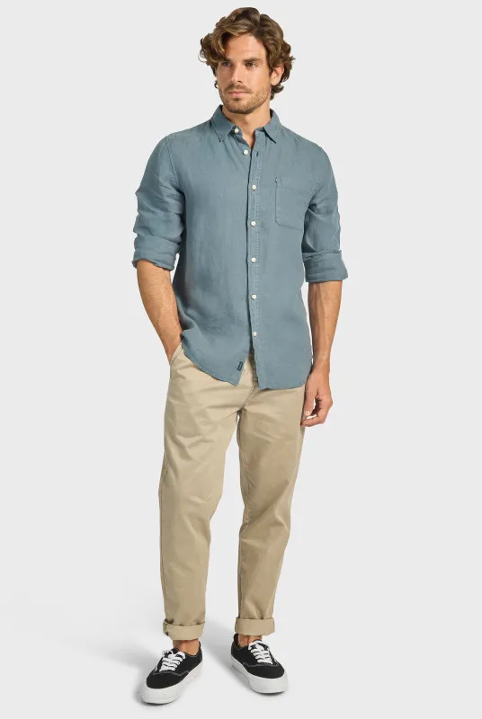 Hampton Linen Shirt sold by The Academy Brand