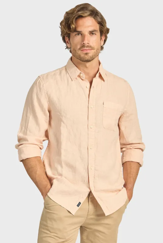 Hampton Linen Shirt sold by The Academy Brand