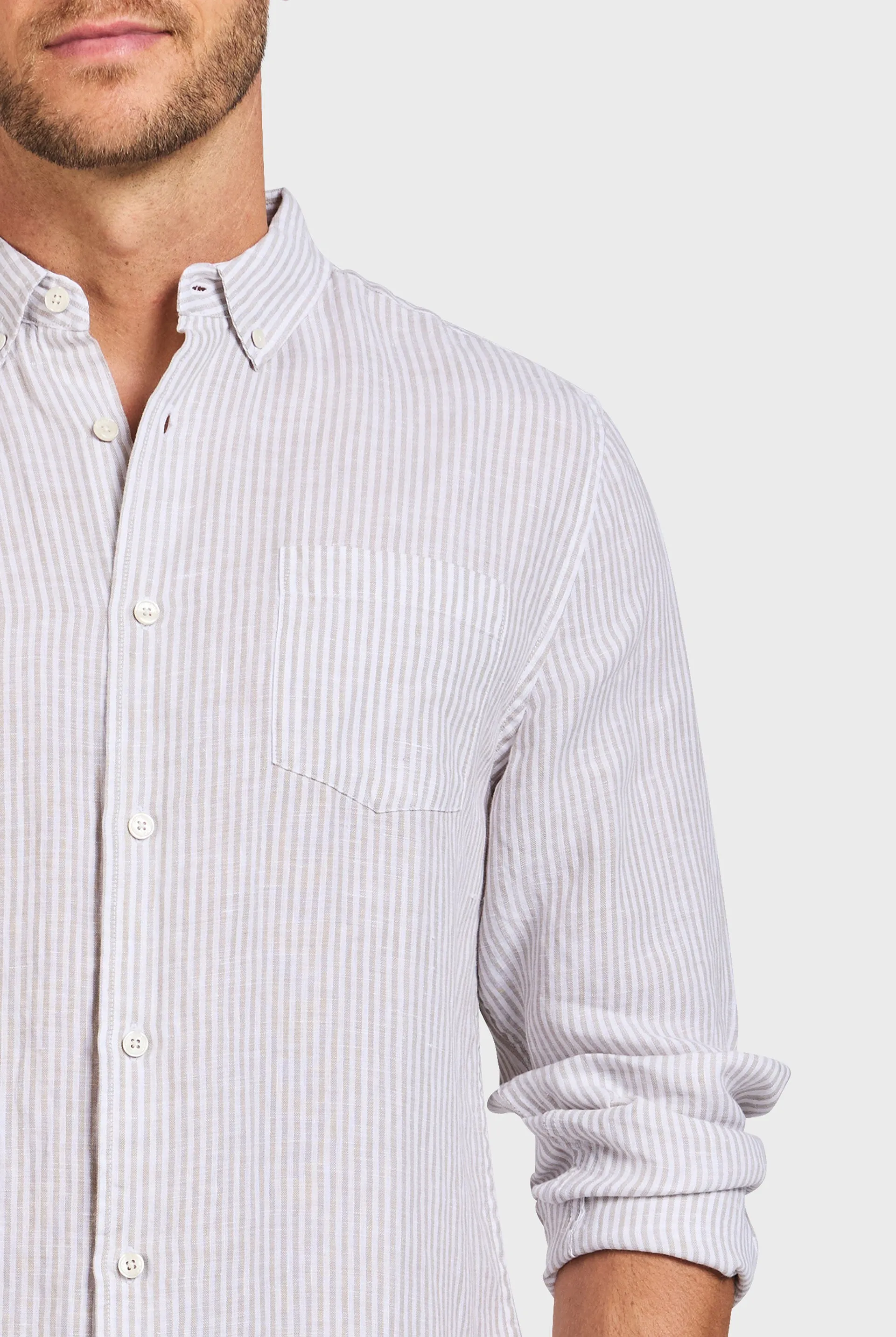 Rory Linen Shirt sold by The Academy Brand product image thumbnail 4