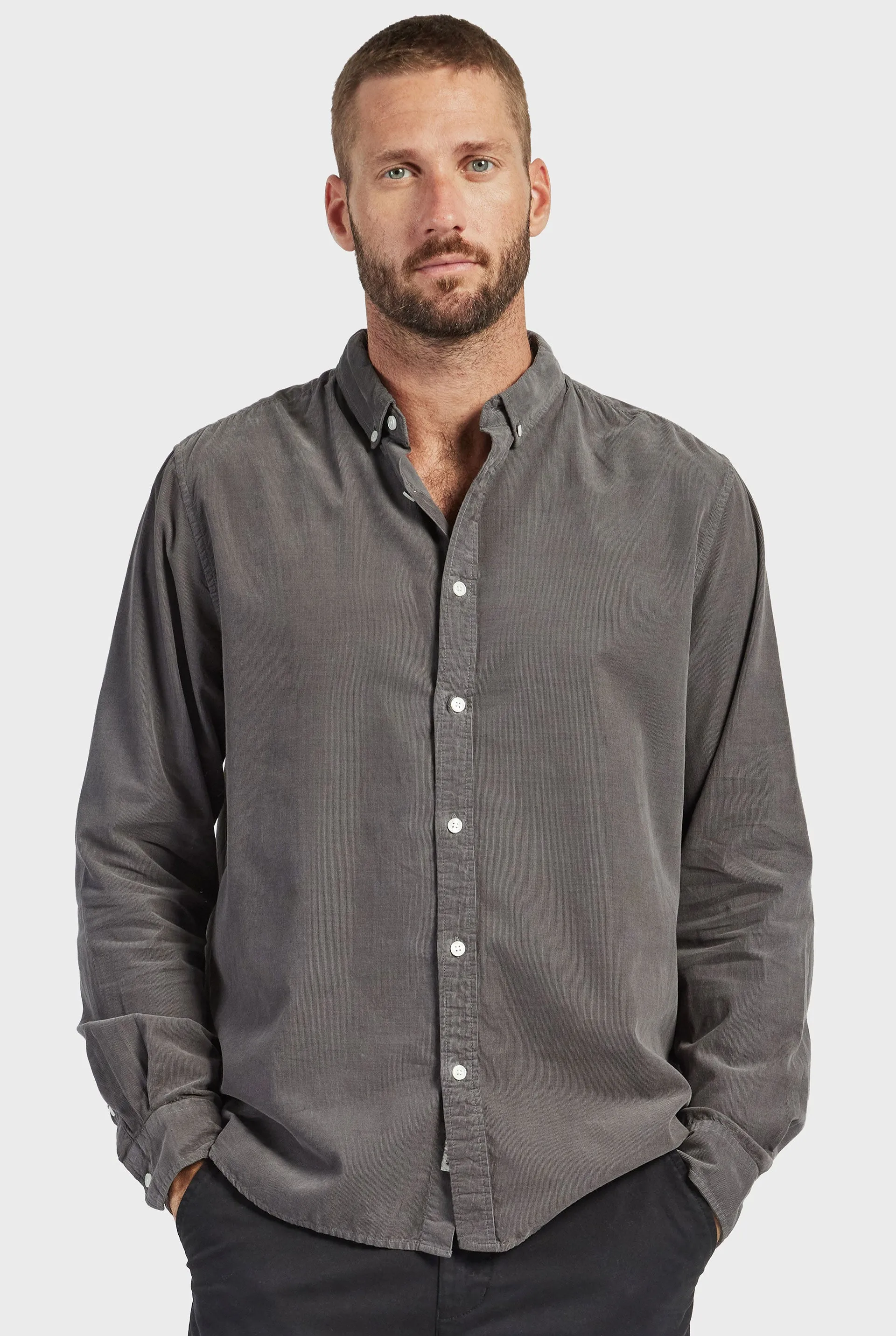 Micro Cord Shirt sold by The Academy Brand product image thumbnail 3