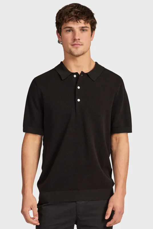 Riley Knit Polo sold by The Academy Brand