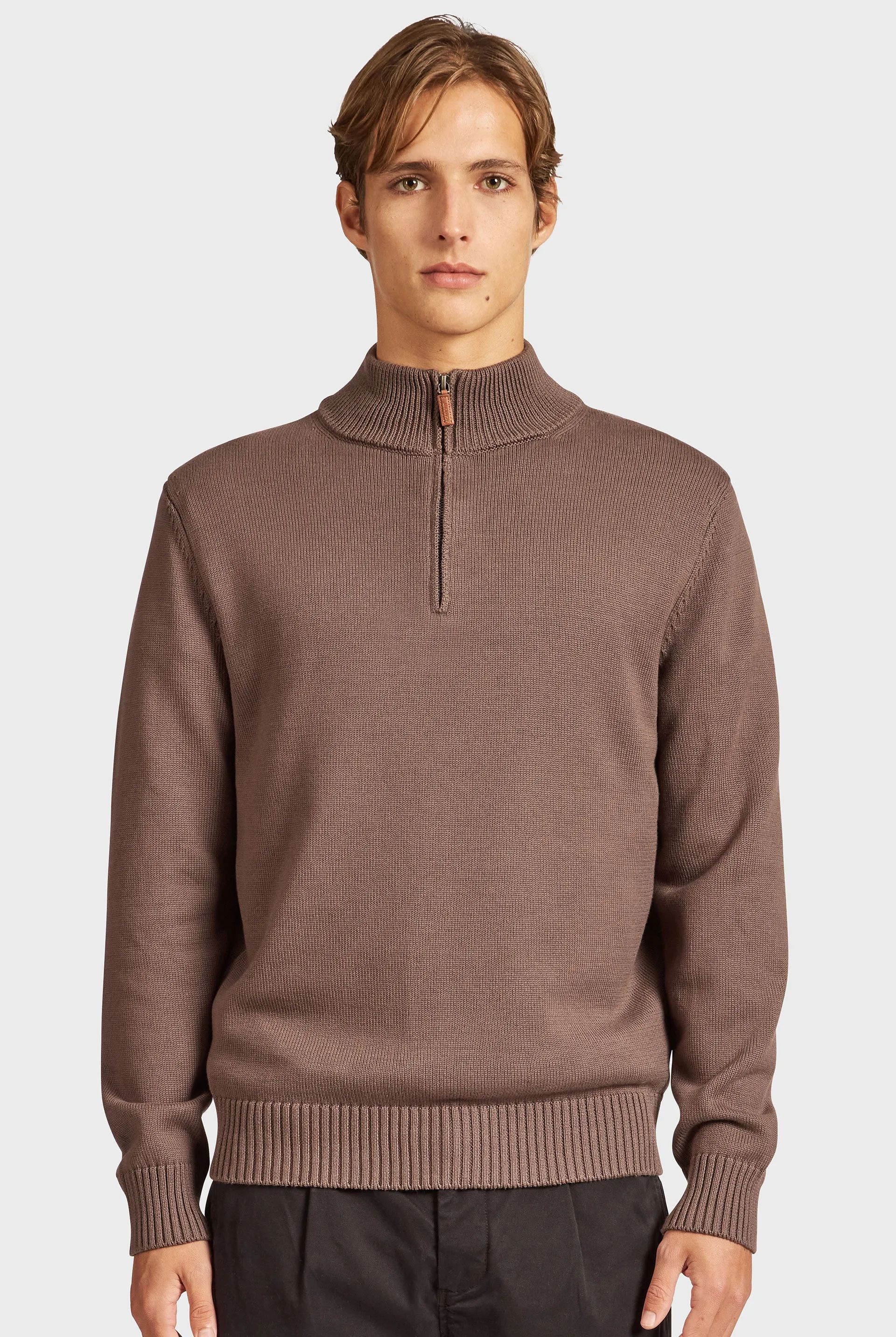Clyde 1/4 Zip Knit sold by The Academy Brand