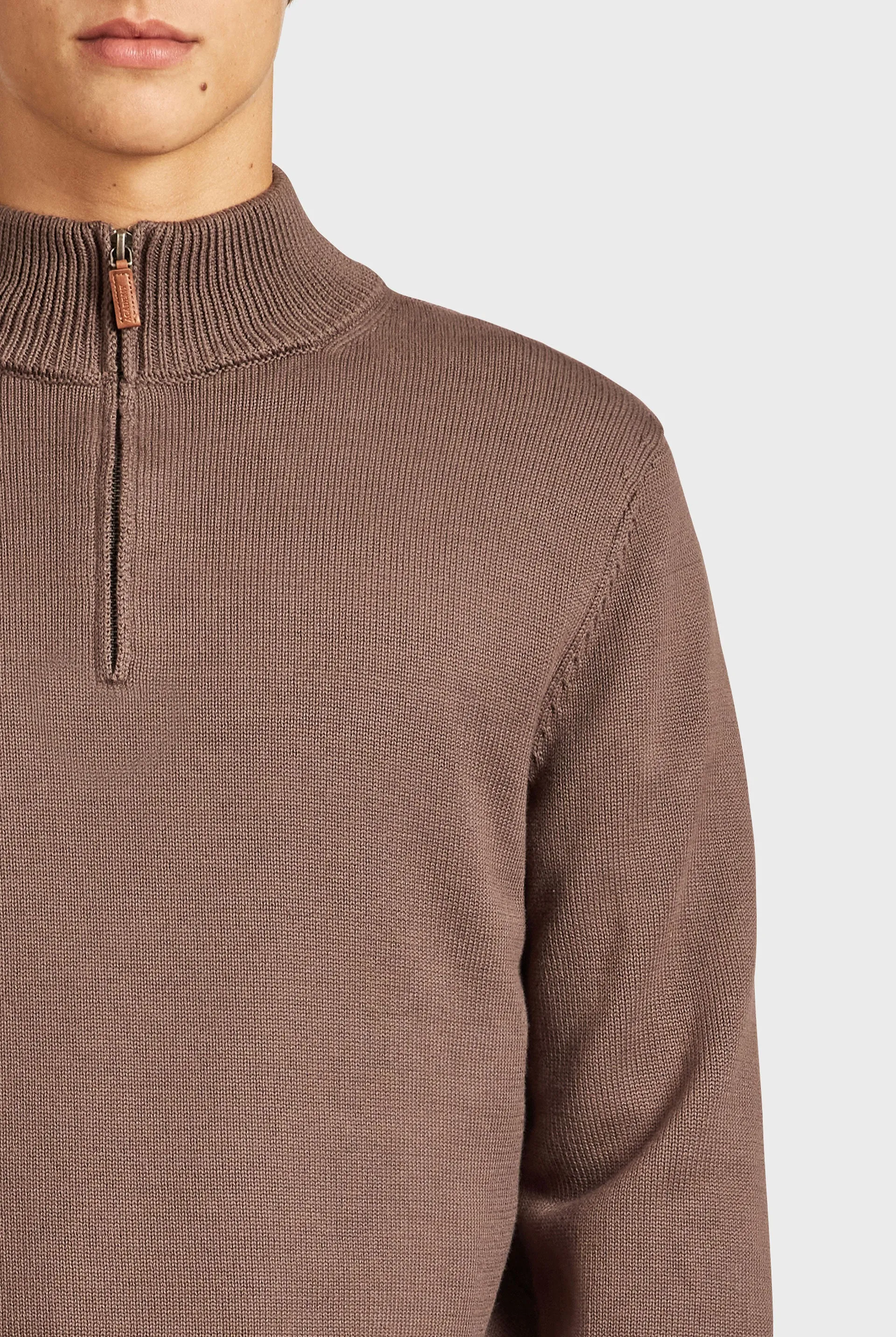 Clyde 1/4 Zip Knit sold by The Academy Brand product image thumbnail 2