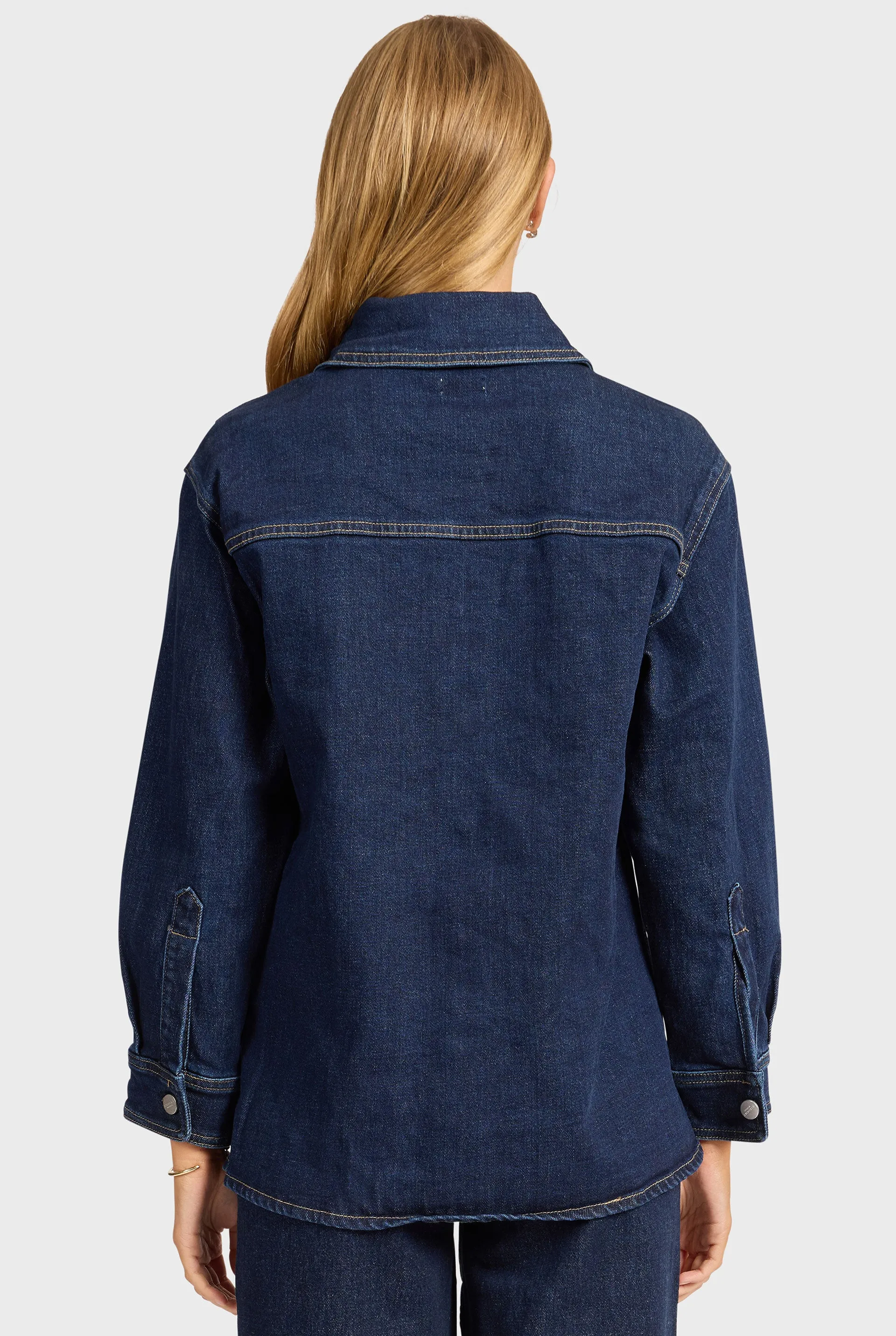 Dolores Denim Overshirt sold by The Academy Brand product image thumbnail 5