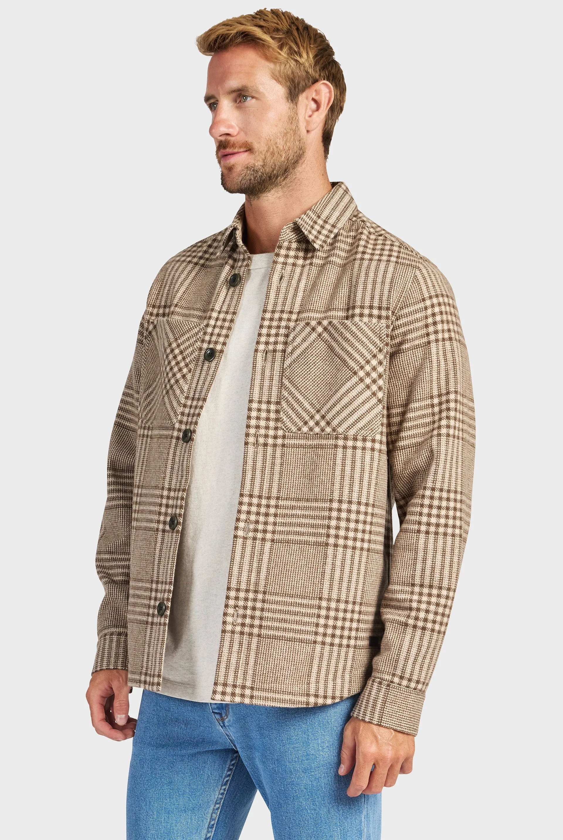 Lloyd Check Overshirt sold by The Academy Brand product image thumbnail 4