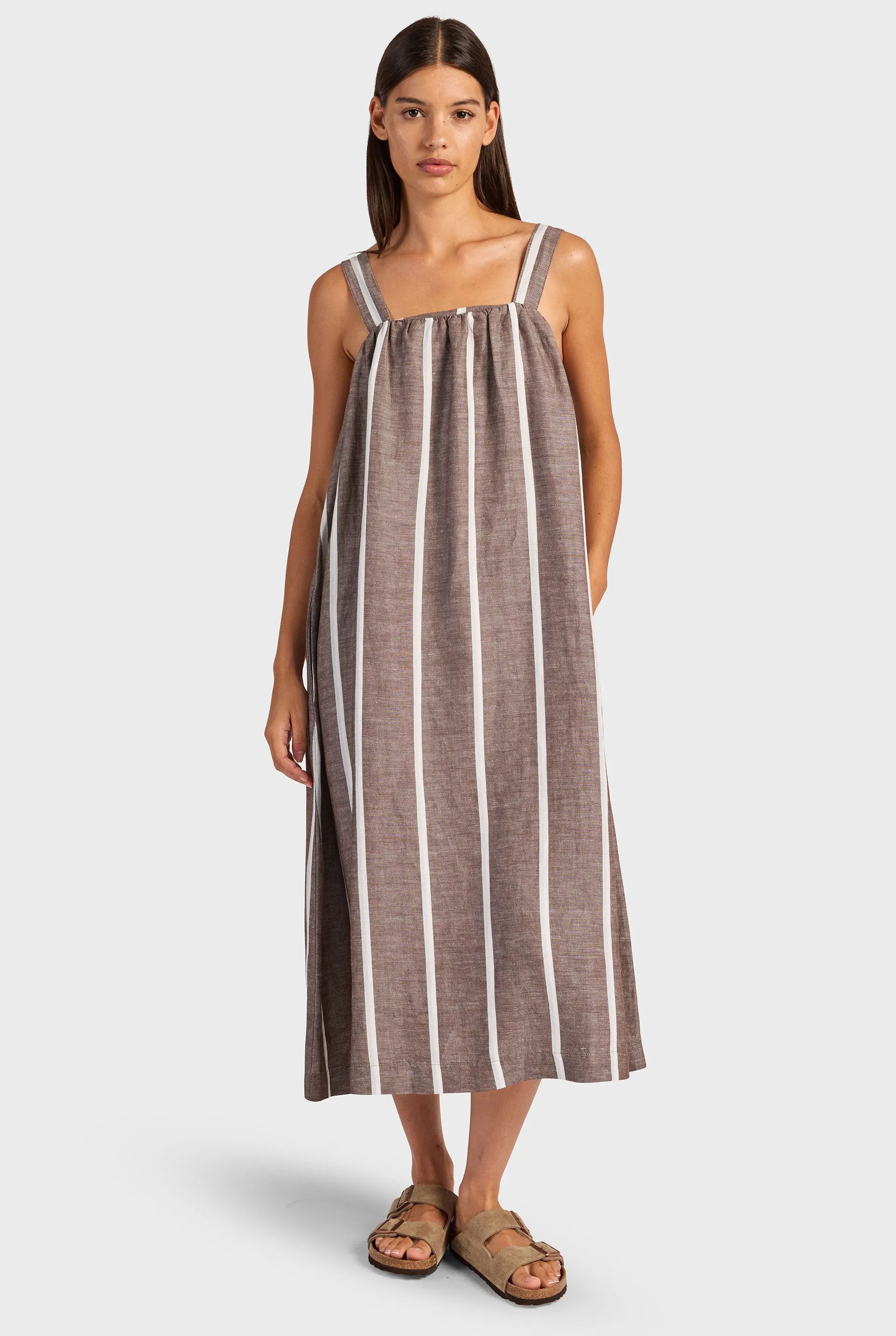 Alma Stripe Dress sold by The Academy Brand product image thumbnail 2