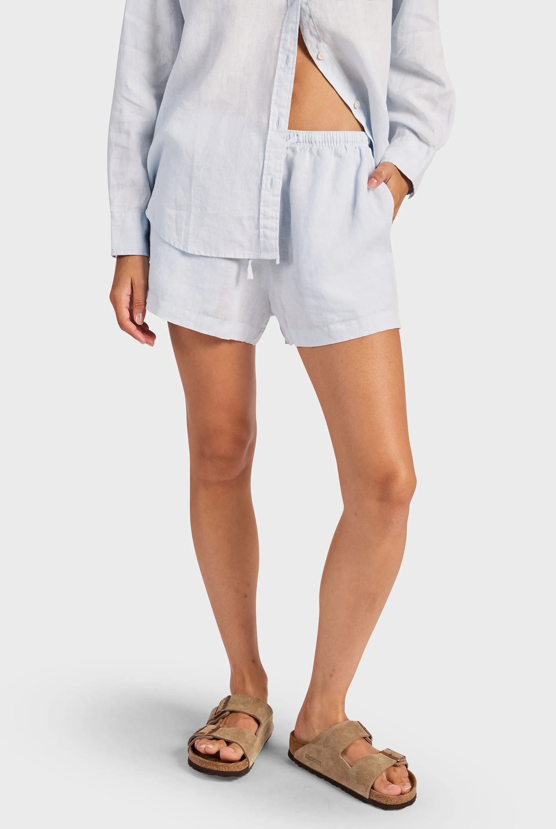 Riviera Linen Short sold by The Academy Brand product image thumbnail 3