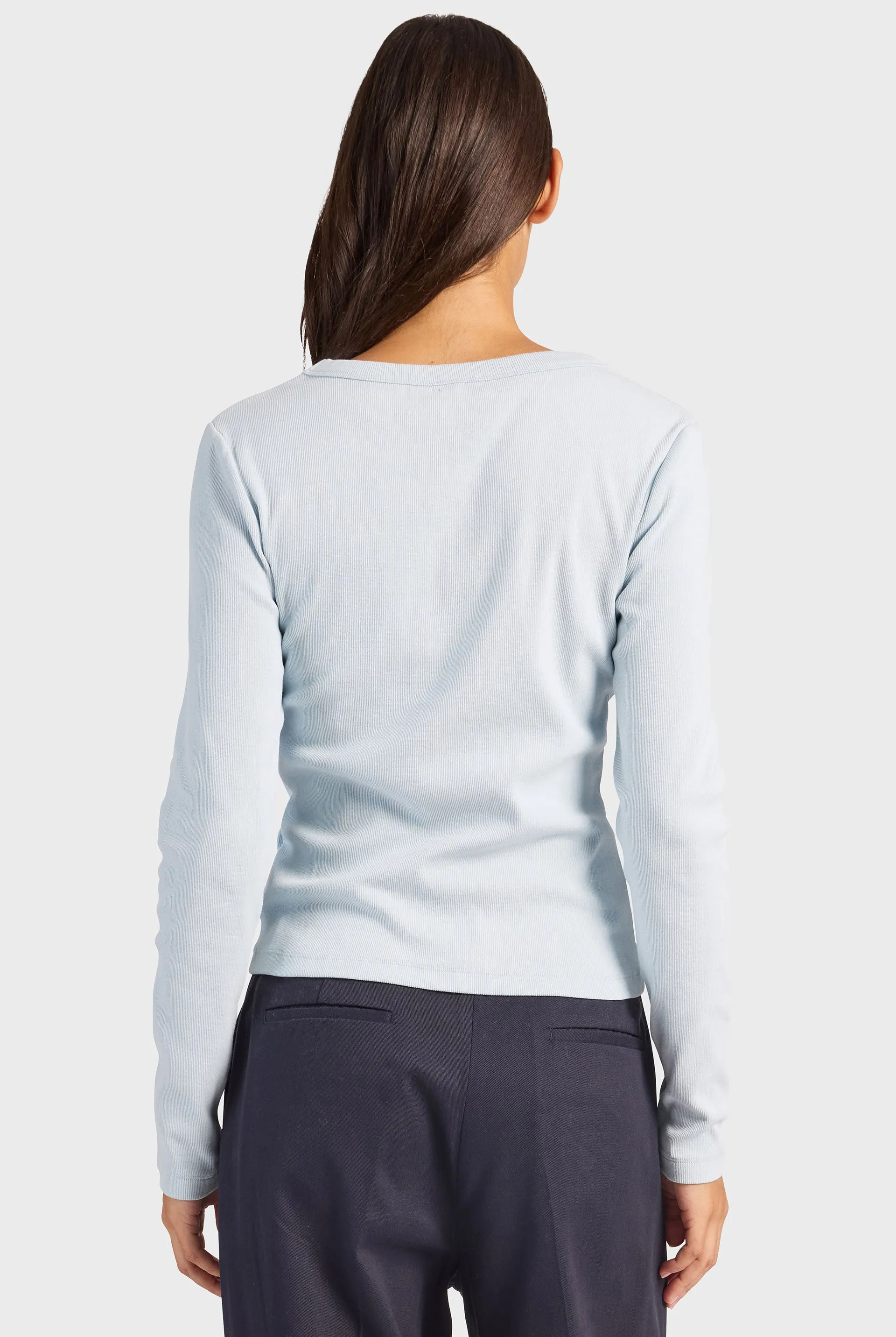 Essential Rib Long Sleeve sold by The Academy Brand product image thumbnail 5