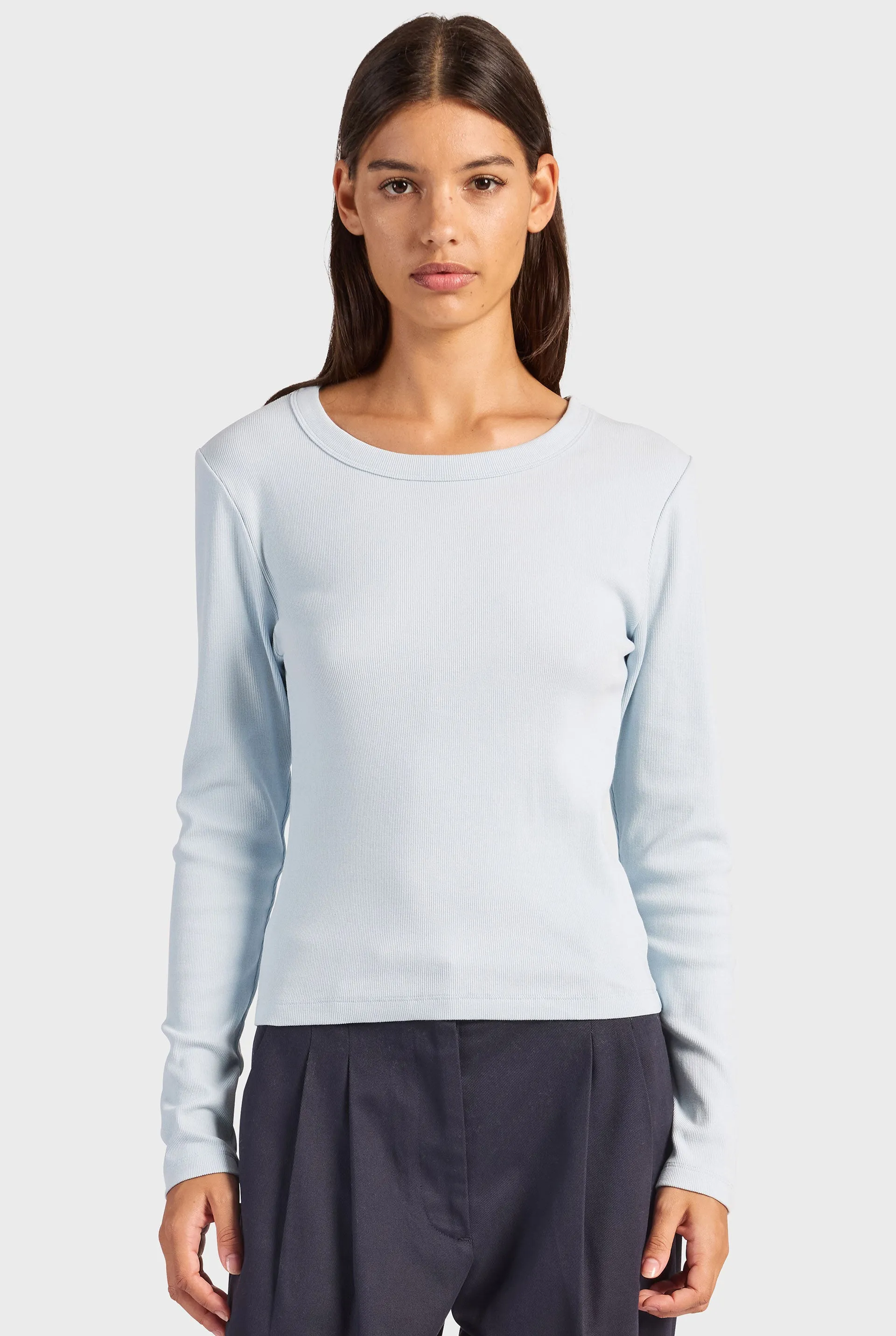 Essential Rib Long Sleeve sold by The Academy Brand product image thumbnail 2