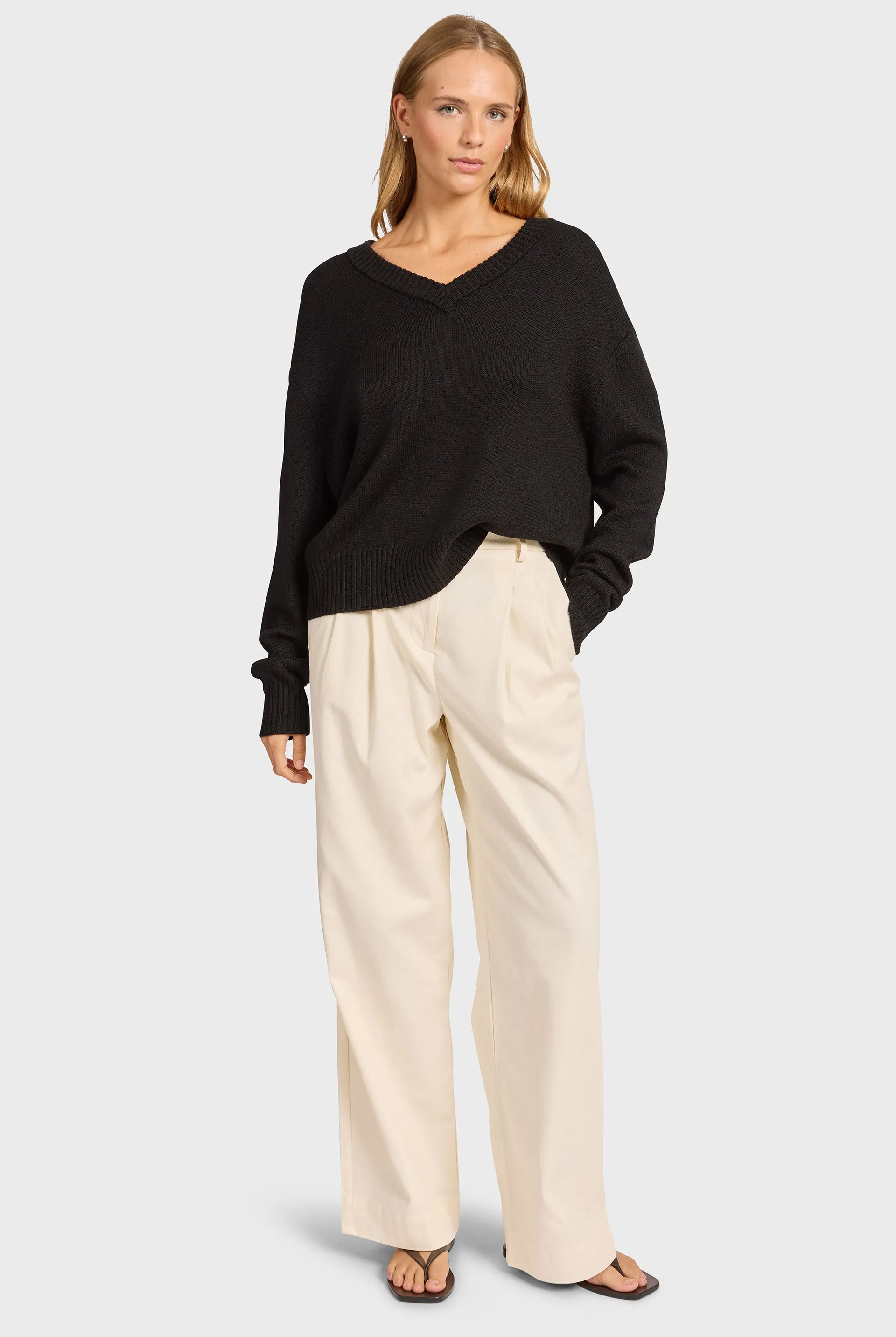 Monroe Pleated Pant sold by The Academy Brand product image thumbnail 2