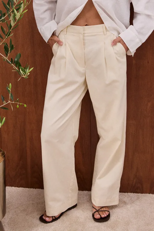 Monroe Pleated Pant sold by The Academy Brand