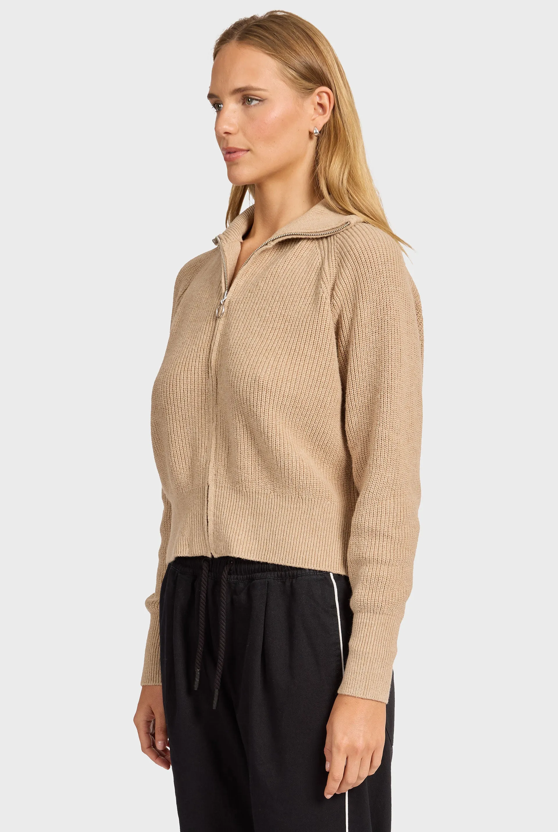Maple Zip Through Knit sold by The Academy Brand product image thumbnail 5