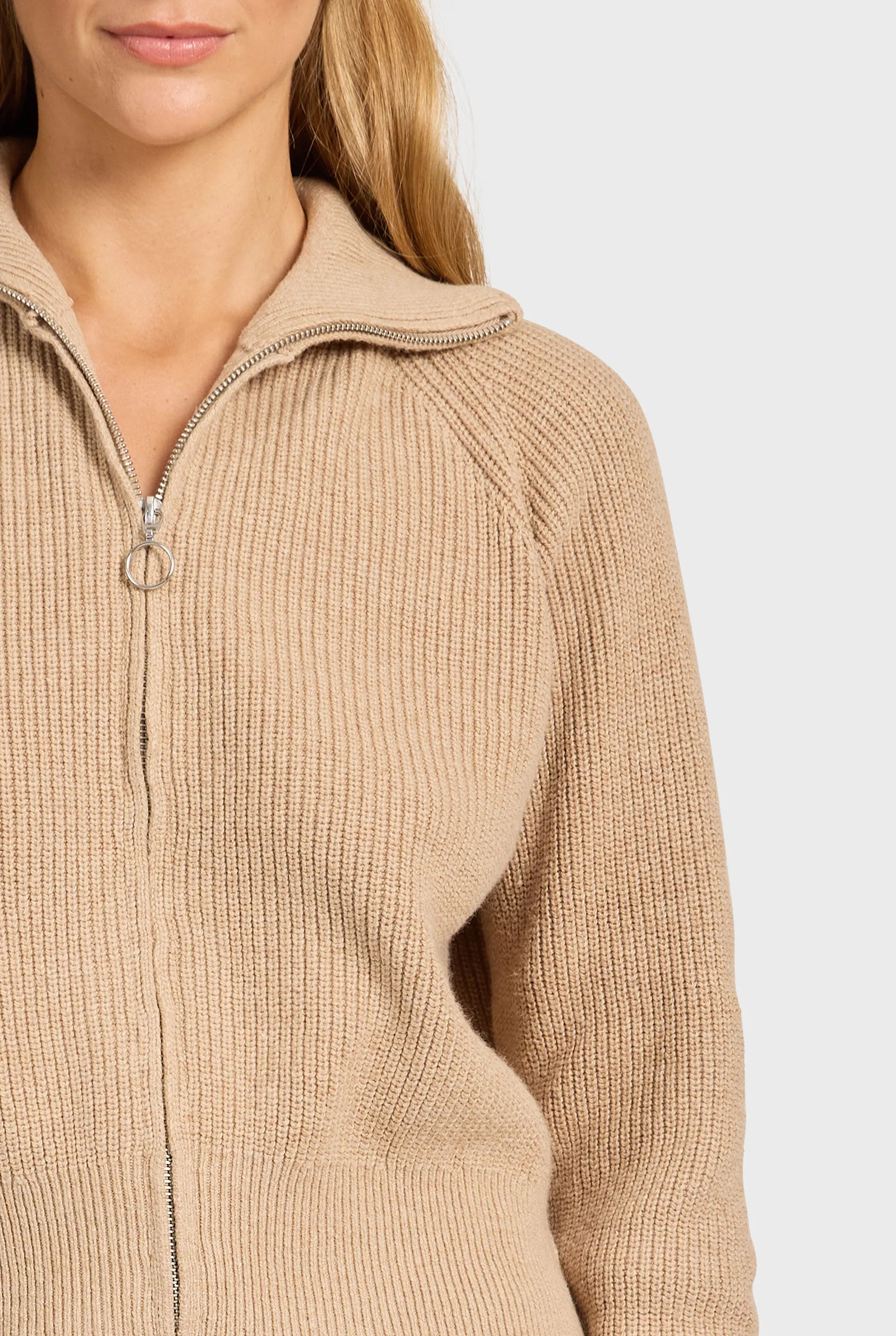 Maple Zip Through Knit sold by The Academy Brand product image thumbnail 3