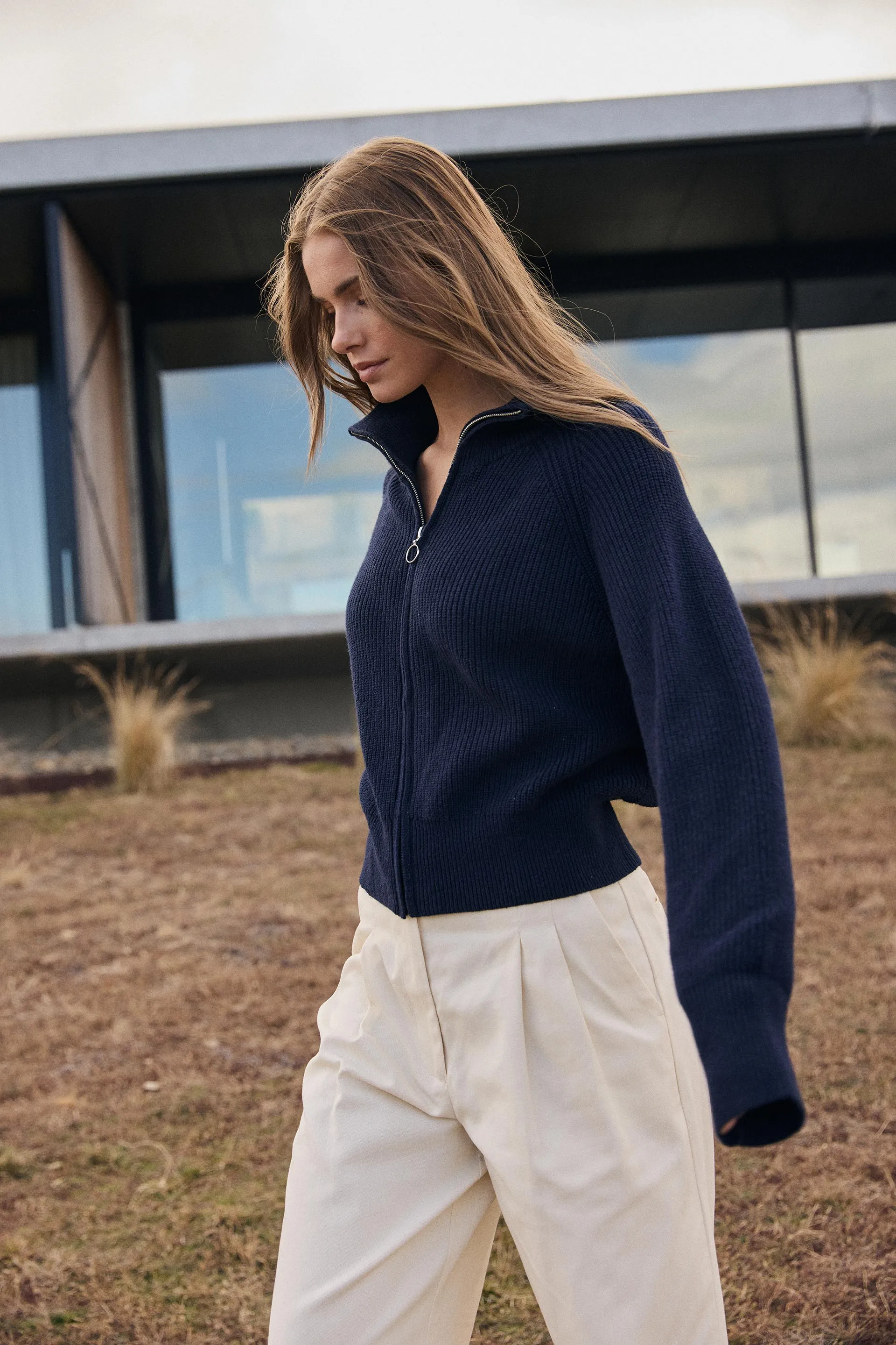 Maple Zip Through Knit sold by The Academy Brand product image thumbnail 3