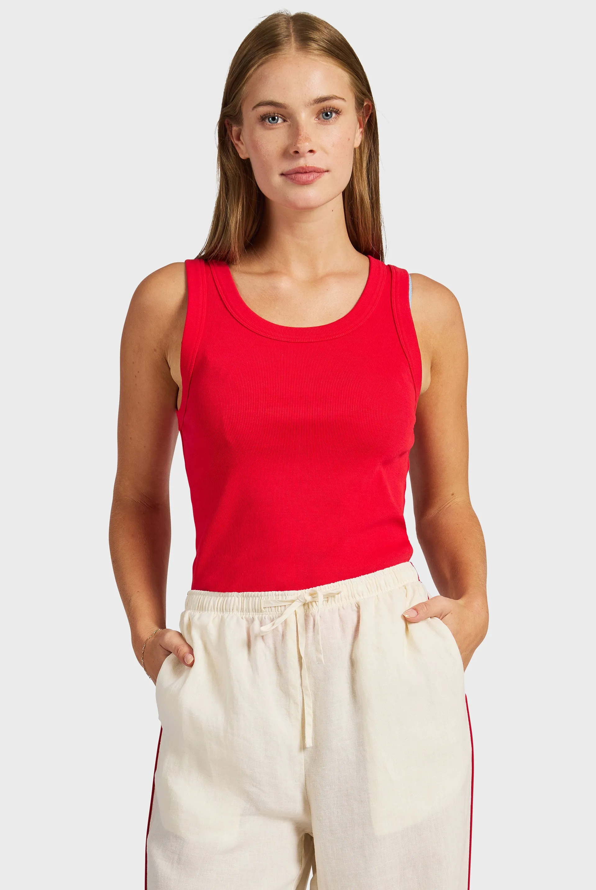 Essential Rib Tank sold by The Academy Brand product image thumbnail 3