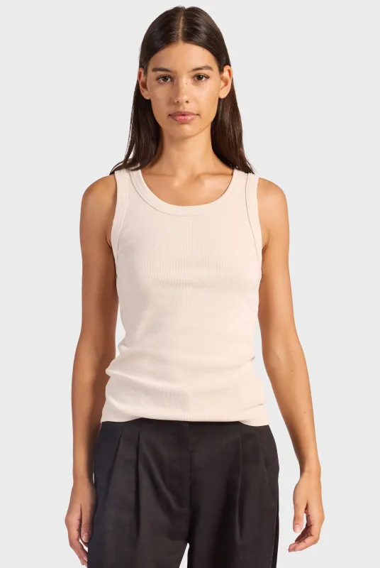 Essential Rib Tank sold by The Academy Brand