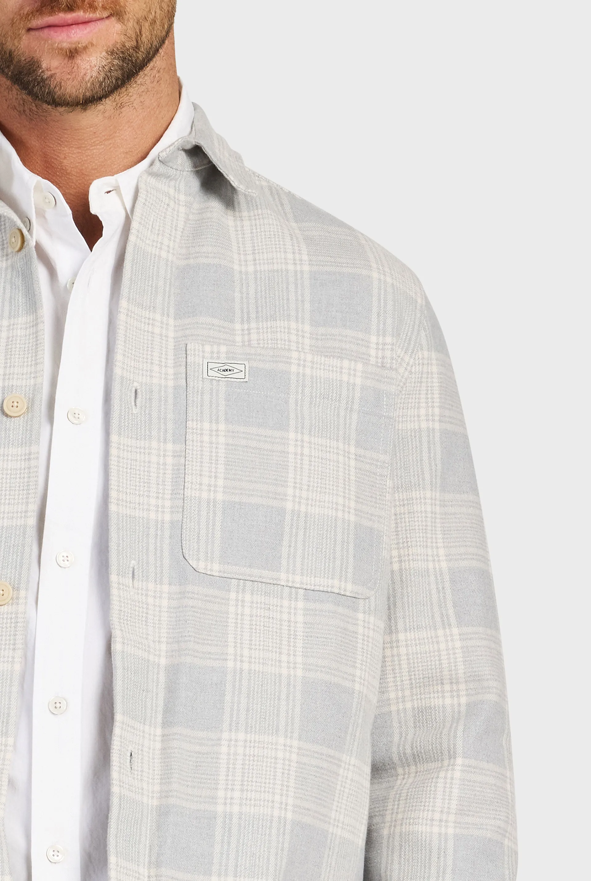 Hayden Check Overshirt sold by The Academy Brand product image thumbnail 5