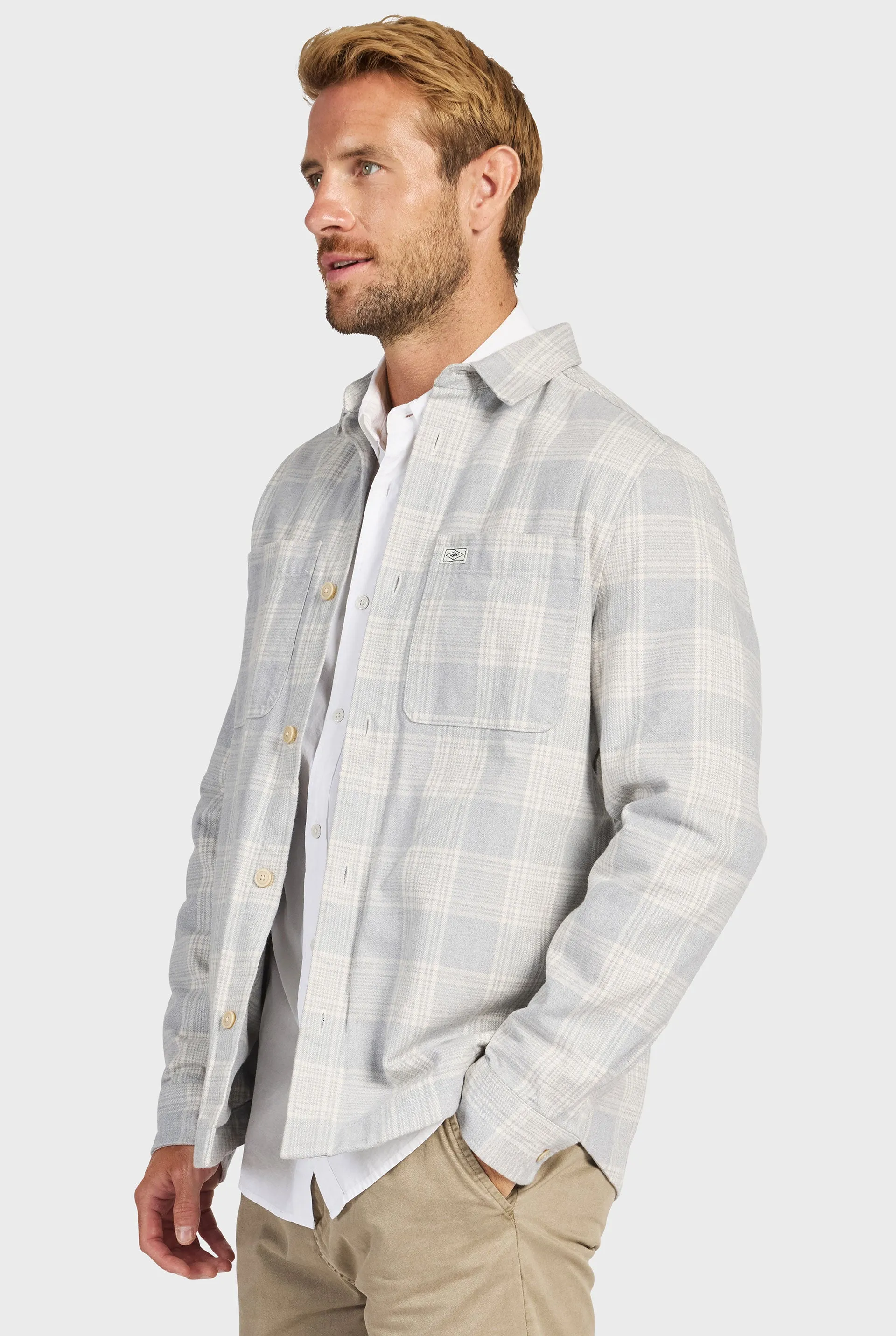Hayden Check Overshirt sold by The Academy Brand product image thumbnail 4