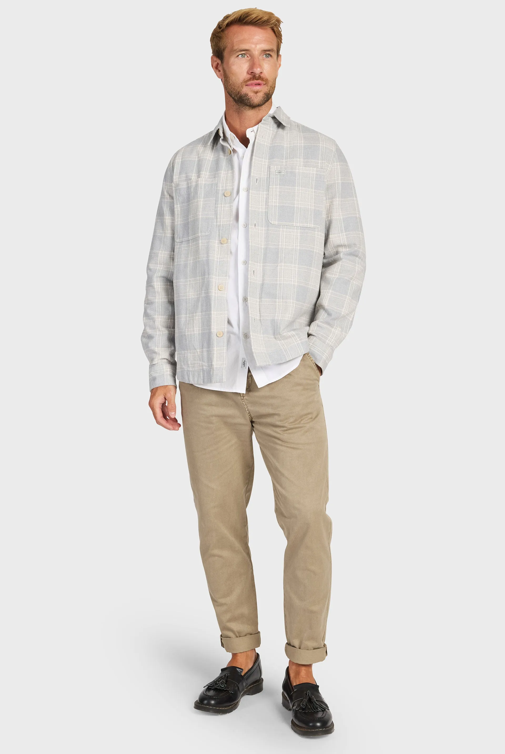 Hayden Check Overshirt sold by The Academy Brand product image thumbnail 3