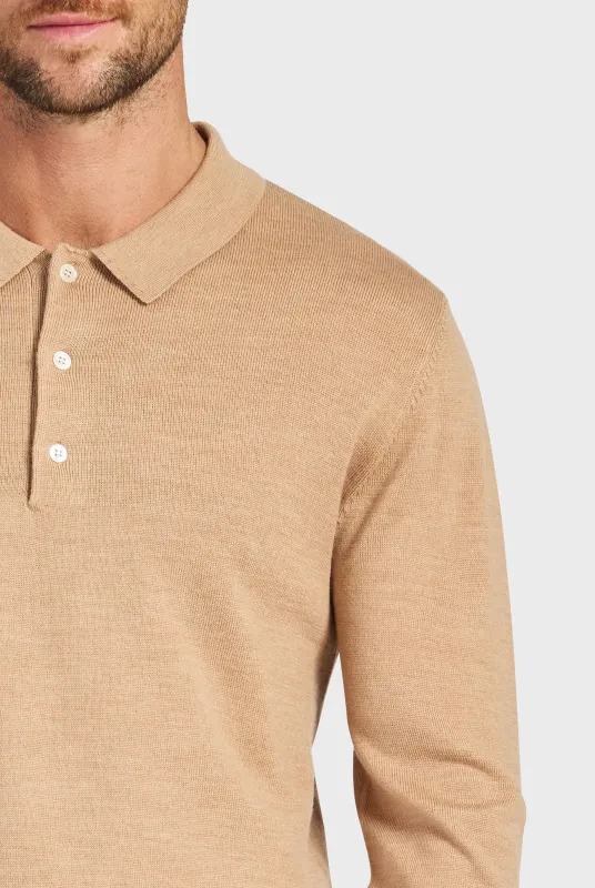 Academy Merino Polo sold by The Academy Brand